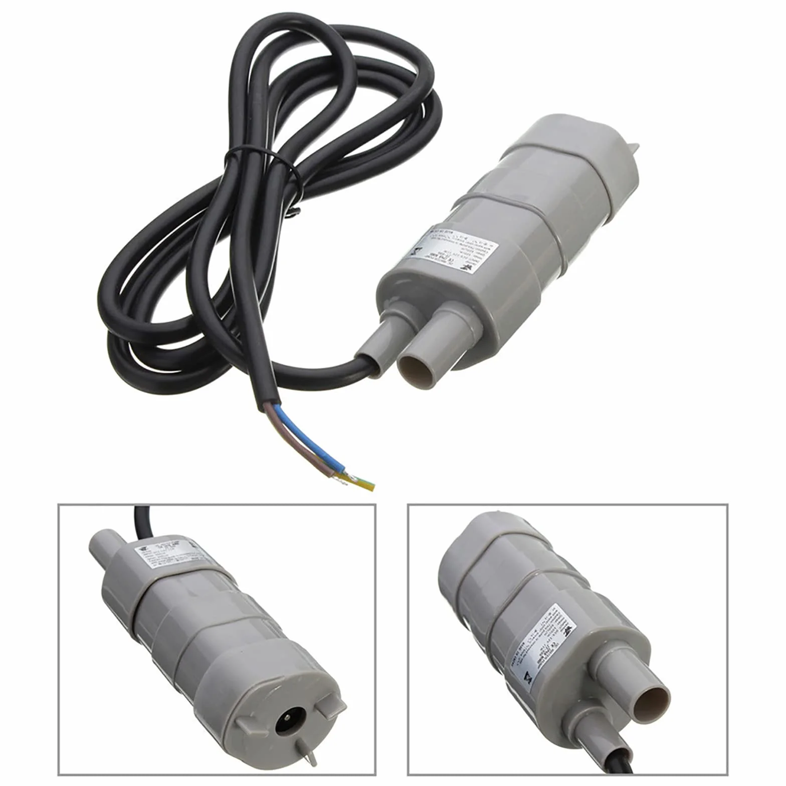 Aideepen JT-500 pompa zanurzeniowa DC 12 V, maksymalna wysokość 5 m z kablem 1,5 m, pompa wodna 600 l/h, do akwarium, basenu, stawu, podlewania ogrodu, na kemping, do przyczepy kempingowej