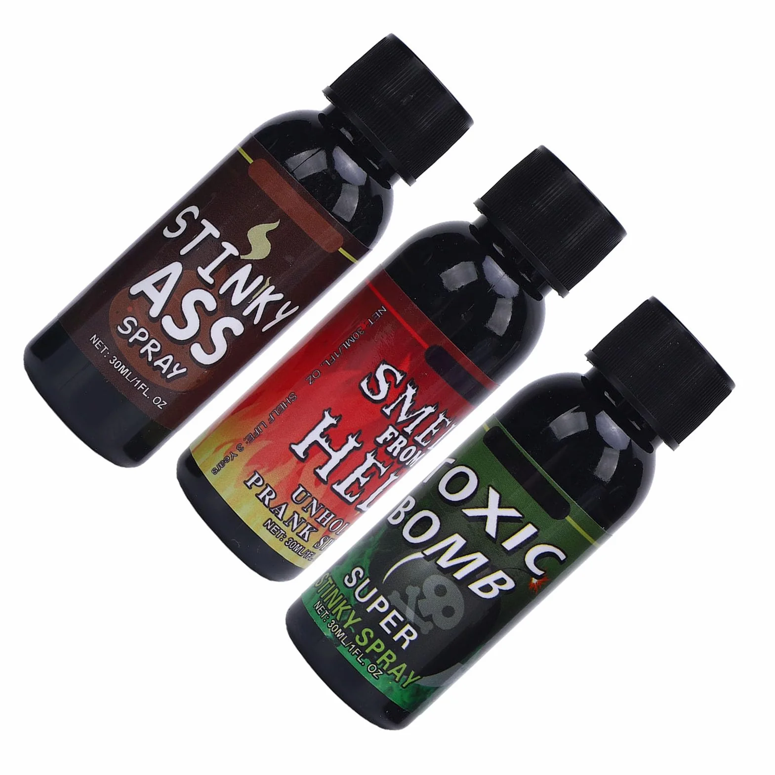 TARSHYRY Wyjątkowo mocny spray dla zwierząt, zabawny śmierdzący farsz, idealny prezent 3 szt. 30 ml na imprezy i imprezy, bomba rozrywkowa o unikalnym zapachu