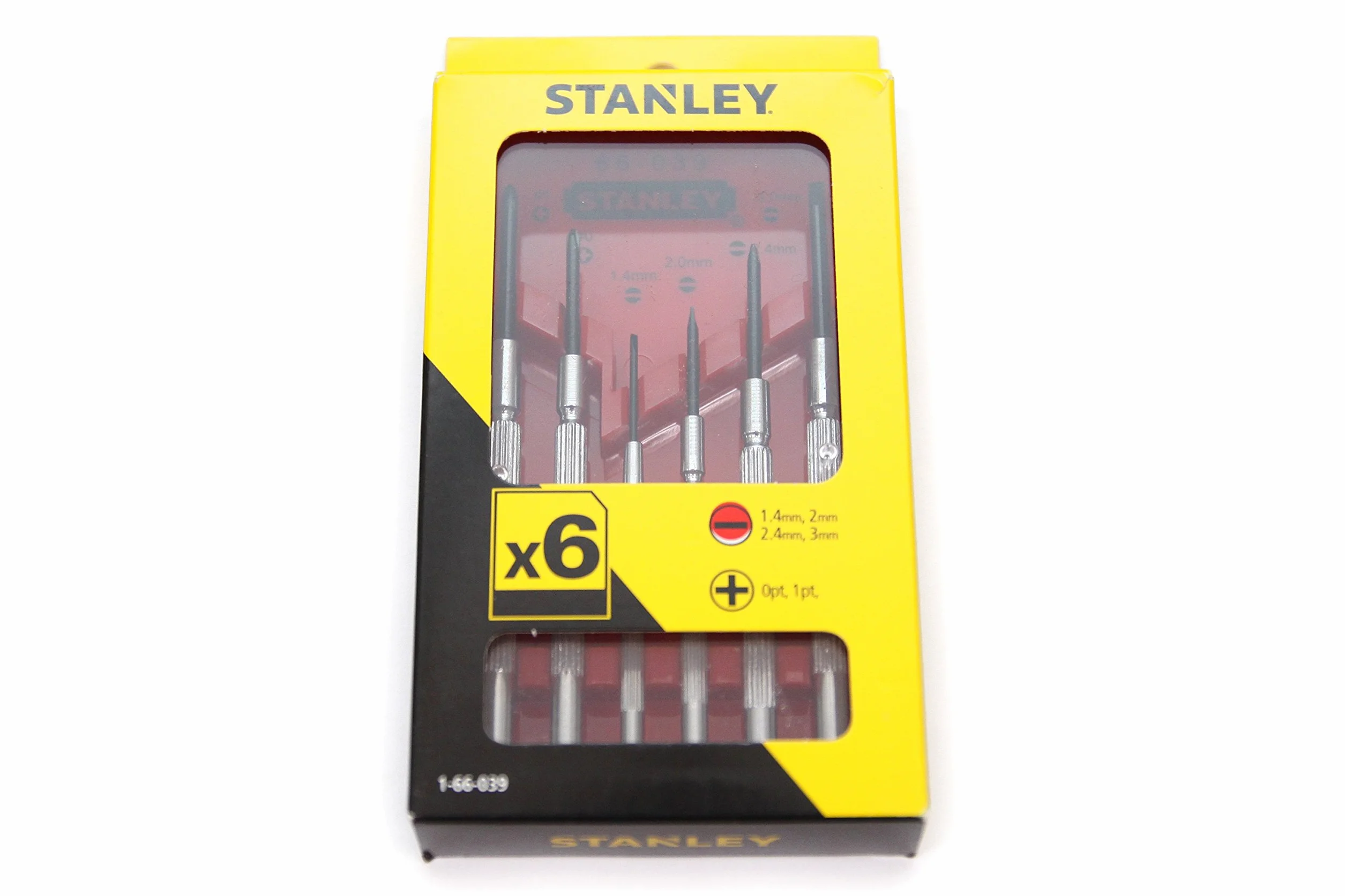 Stanley Zestaw wkrętaków metalowych precyzyjnych 6 sztuk 1-66-039