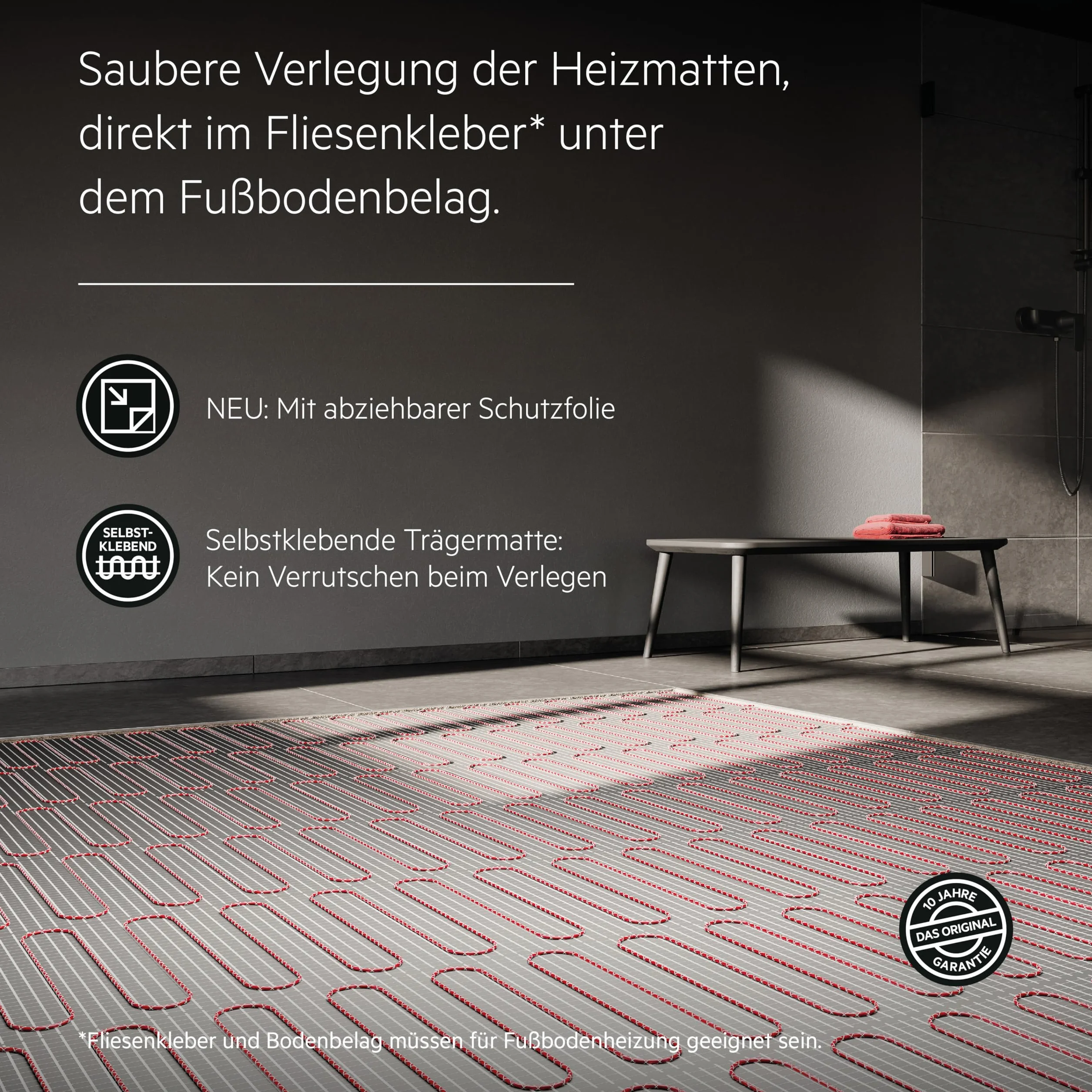 AEG Elektryczne ogrzewanie podłogowe 1 m² 200 W/m² Turbo Thermo TBS TC 200/1