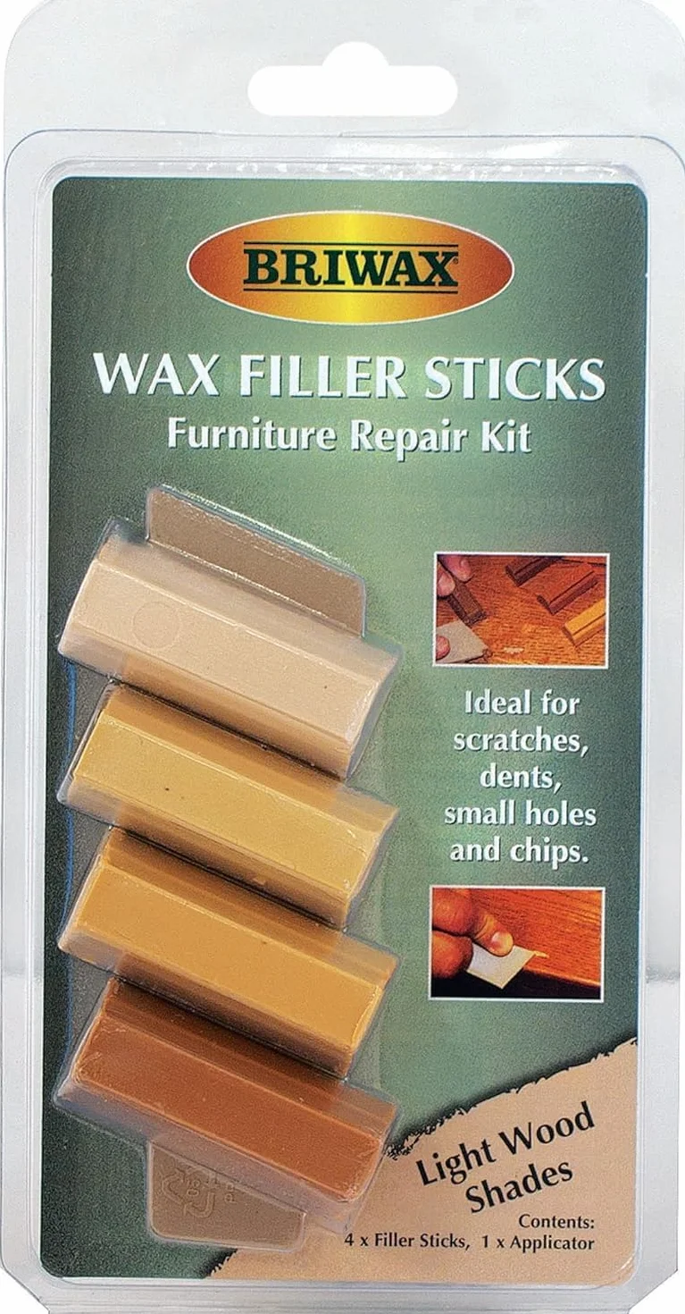 Briwax Wax Filler Sticks BWSWSLGT Wosk, Wielokolorowy, 4 x 40 ml