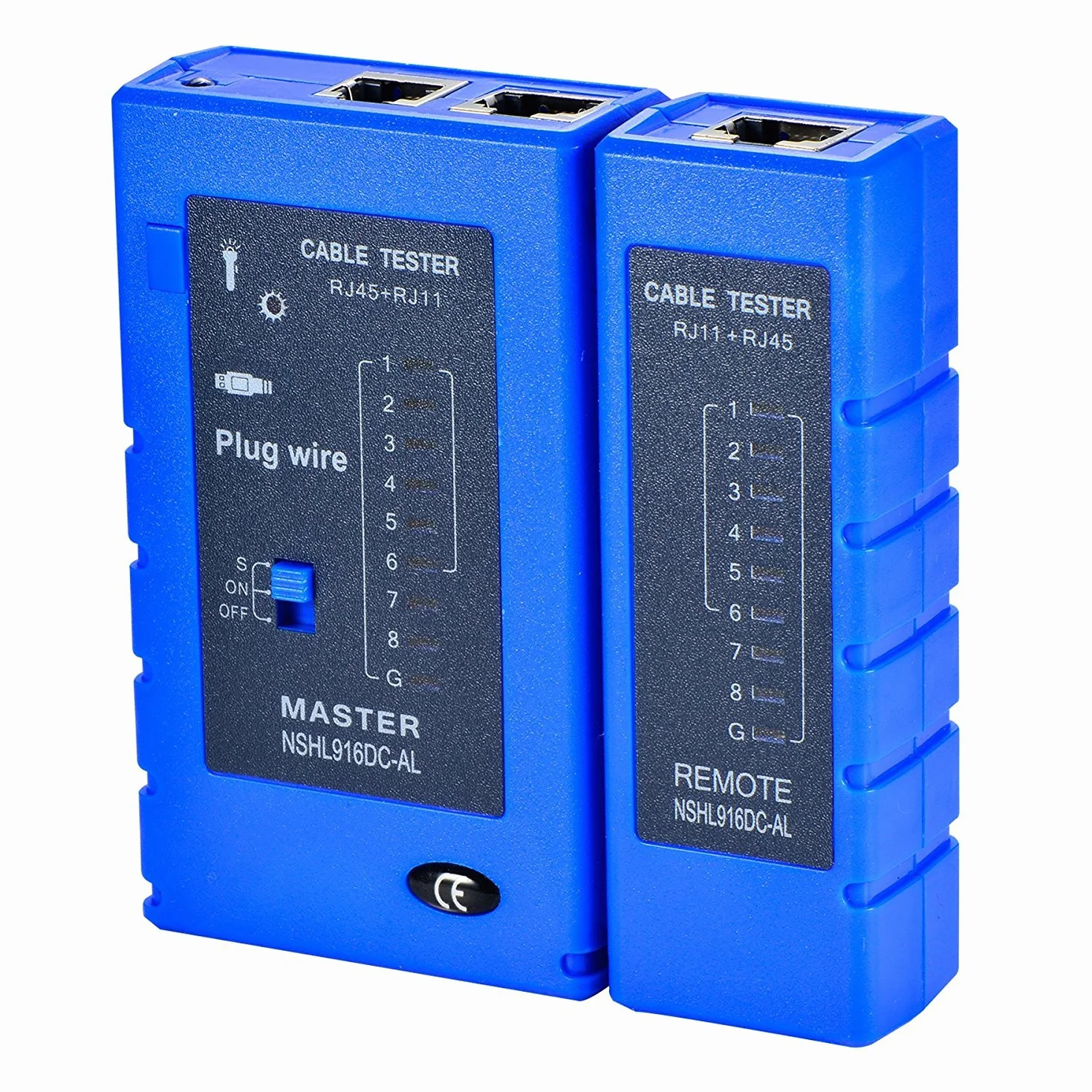 LEAGY Tester kabli sieciowych narzędzie testowe RJ45 RJ11 RJ12 CAT5 CAT6 UTP USB LAN Wire Ethernet