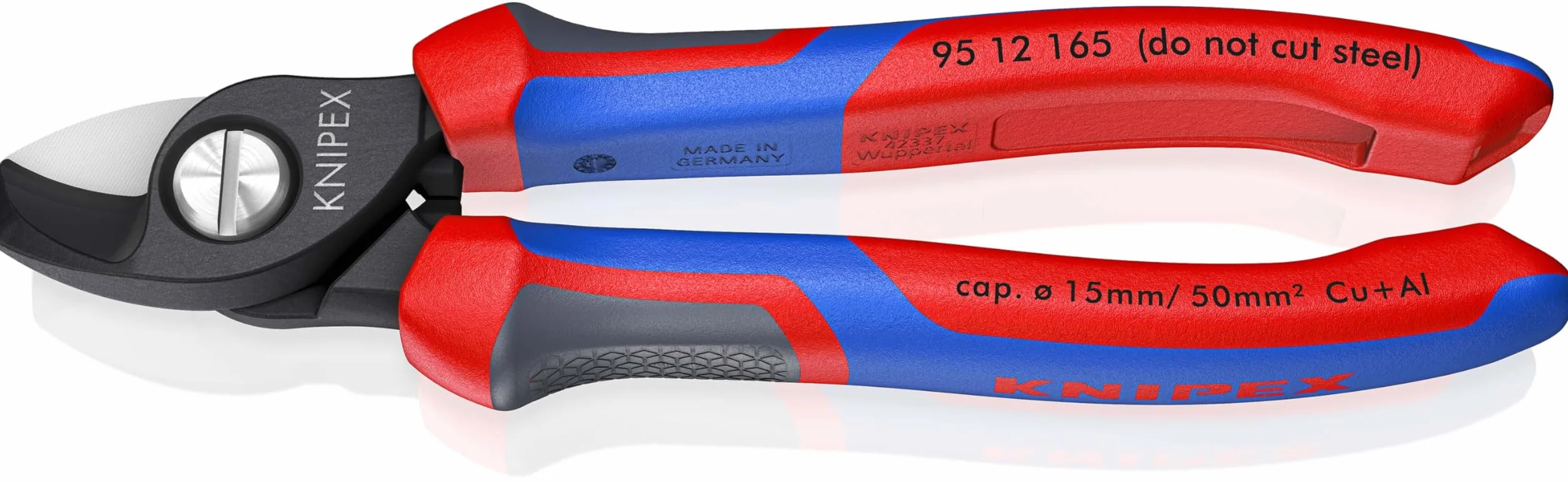 KNIPEX Nożyce do kabli z rękojeściami Comfort 165 mm, 95 12 165