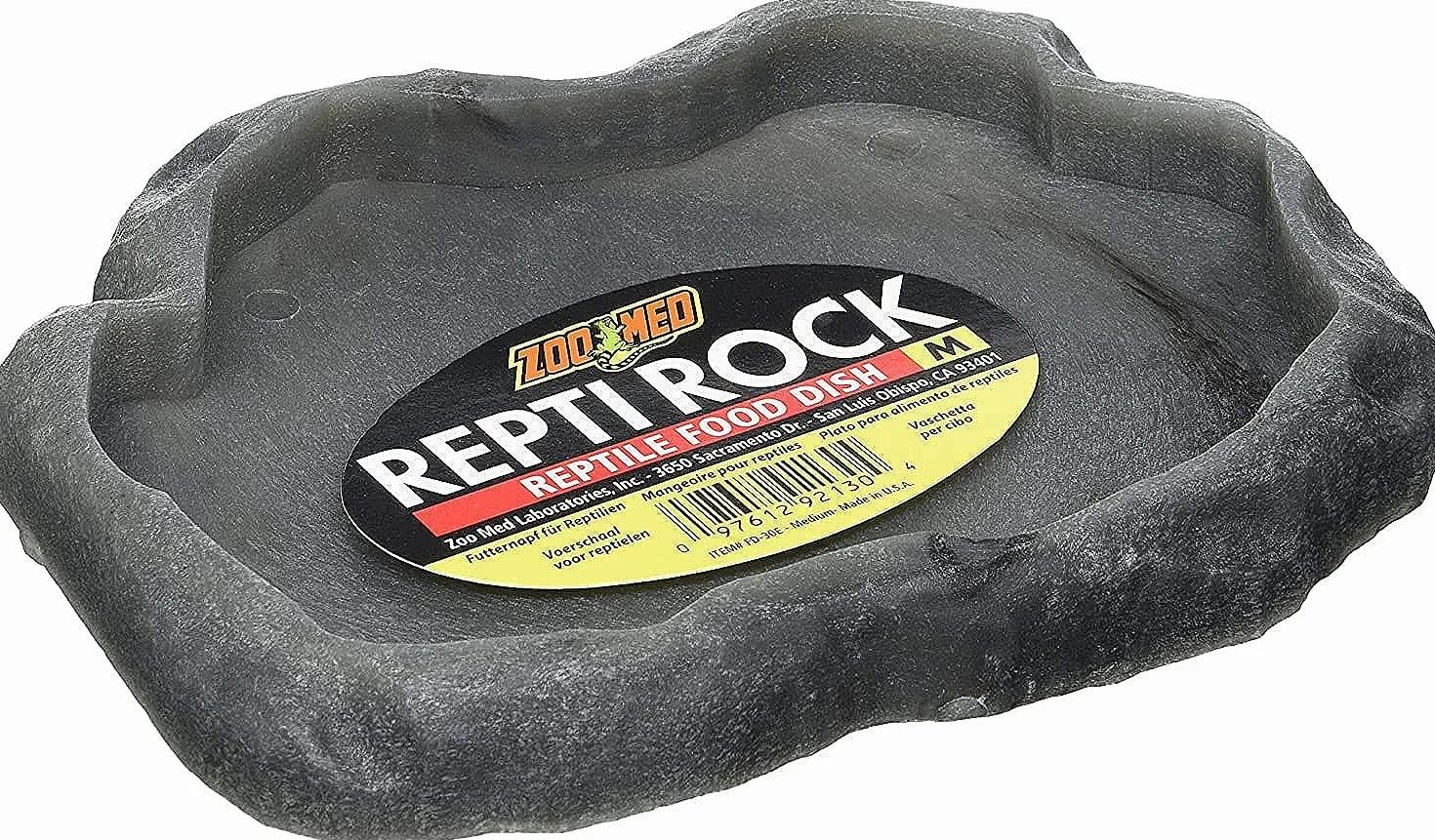 Zoomed Repti Rock Food Dish, średnie