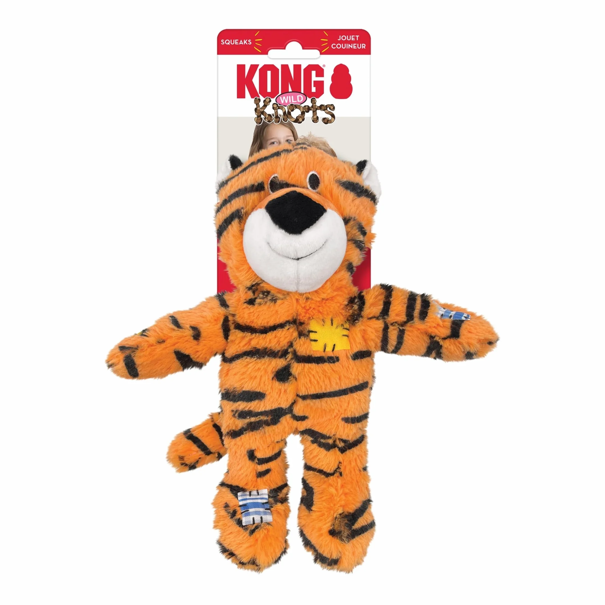 KONG Wild Knots Tiger M/L zabawka dla psa