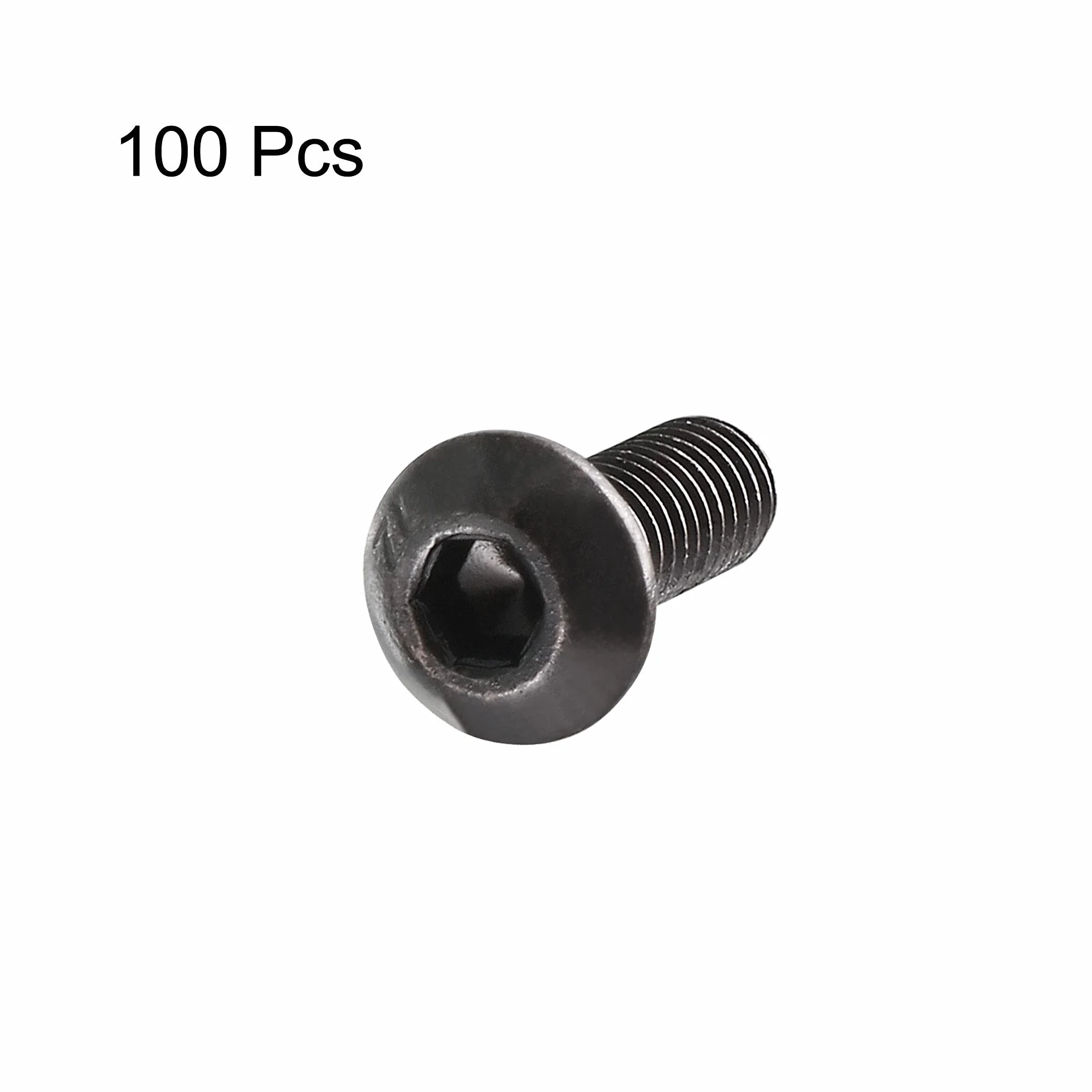 Sourcingmap Śruba z łbem sześciokątnym z gwintem M3 x 8 mm 100 szt