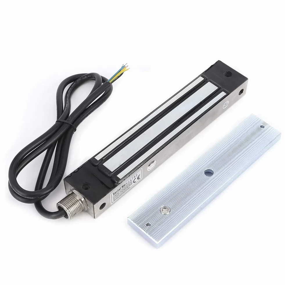 Sonew 280 kg DC12 / 24V kontrola dostępu magnetyczny zamek do drzwi, wodoodporny elektryczny zamek magnetyczny ze stali nierdzewnej do drzwi drewnianych, szklanych, metalowych, przeciwpożarowych