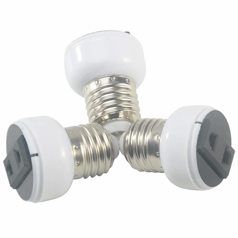 Oprawka lampy E27, adapter do oprawy lampy – zastosowana oprawka E27 w skrzynce wtykowej, opcjonalna wtyczka 2-polowa może zostać zamocowana