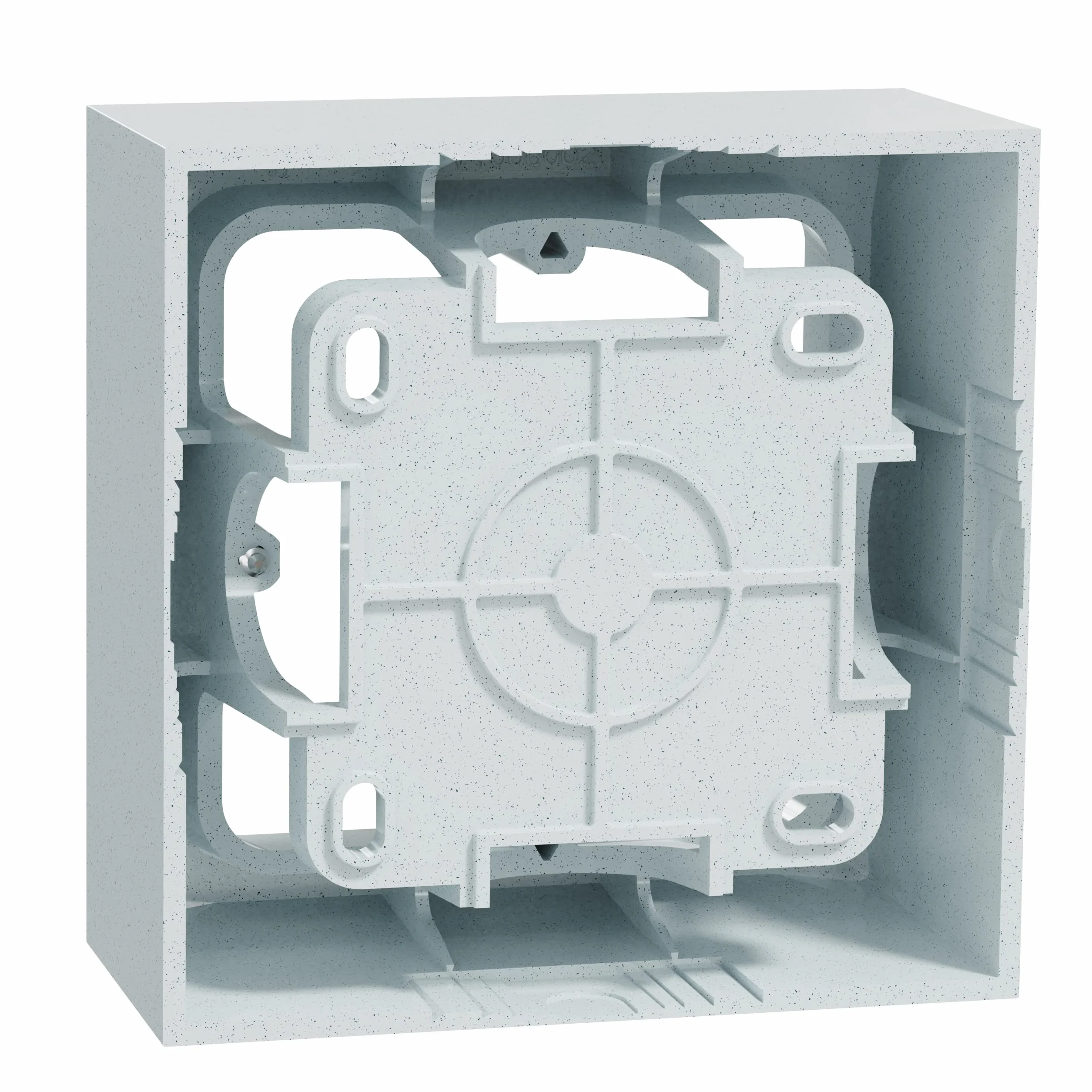 Schneider Electric - Odace Styl, puszka do montażu natynkowego, biała, 1 słupek - S510762