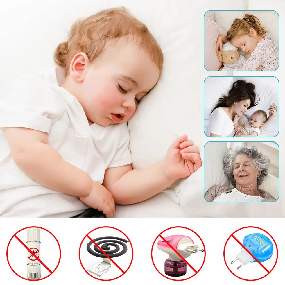 flintronic Moskitiera okienna, 3 sztuki 1,3 m x 1,5 m/DIY rozmiar przeciw owadom moskitiery do okien, z 4 rolkami samoprzylepnych taśm przeciw komarom owady, biały