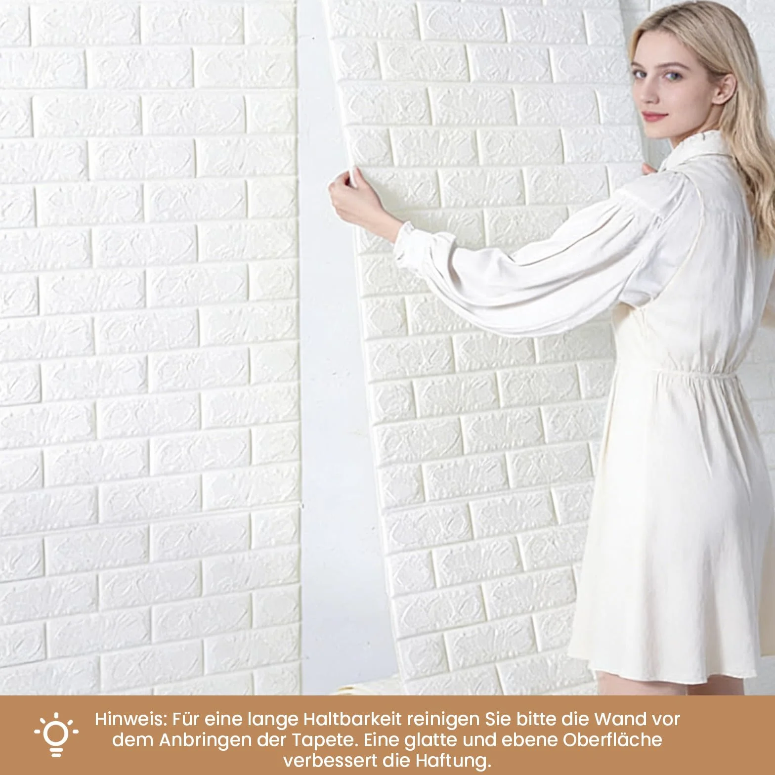 Samoprzylepne panele ścienne 3D, 70 cm x 10 m – tapeta o wyglądzie kamienia, tapeta z cegły, wodoodporna naklejka ścienna z cegły, tapeta ścienna do kuchni, sypialni, salonu, jako dekoracja