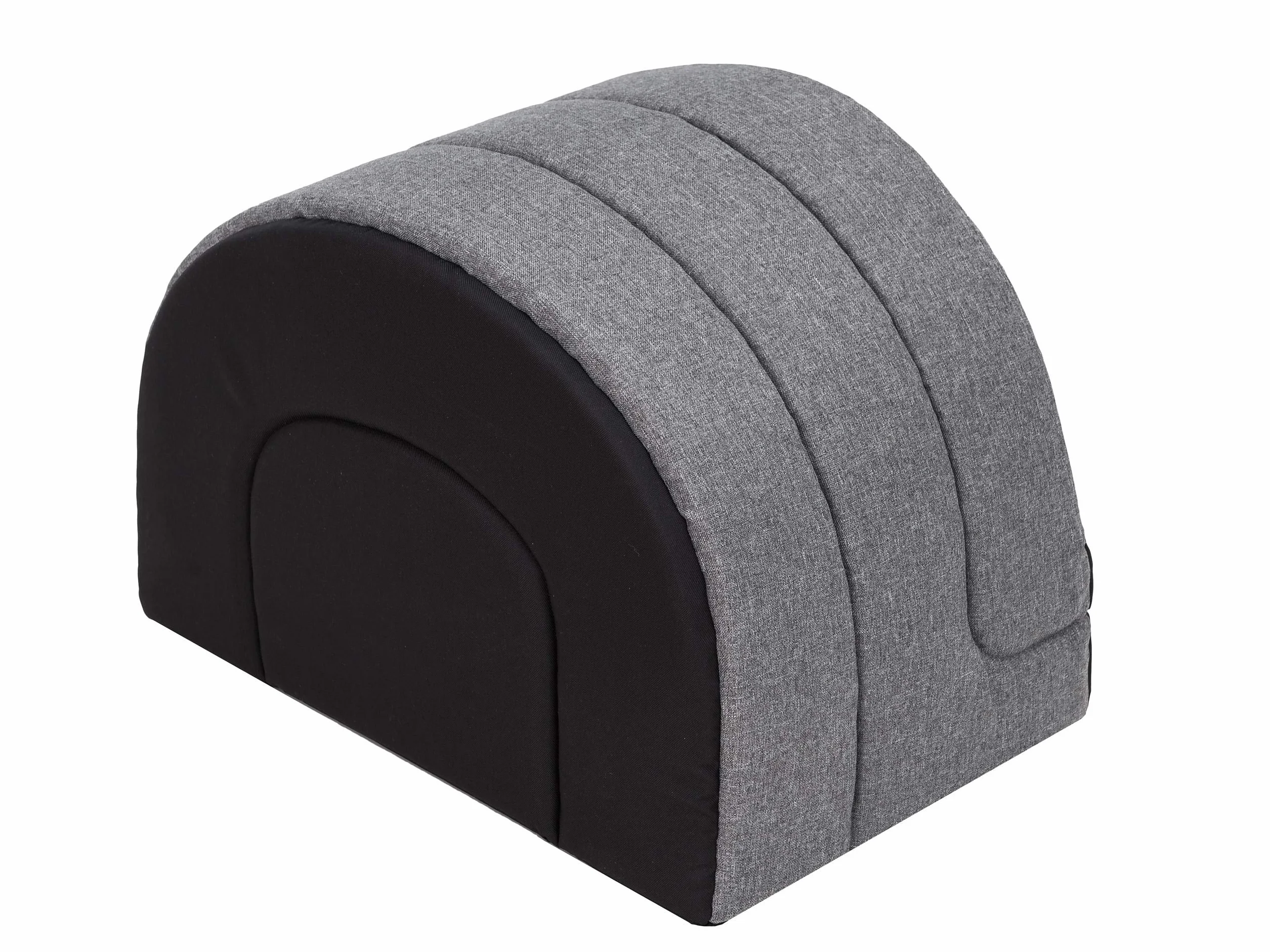 PillowPrim Buda dla psa z legowiskiem, legowisko dla psa, domek dla kotów, miejsce do spania XL – 60 x 49 cm, szara