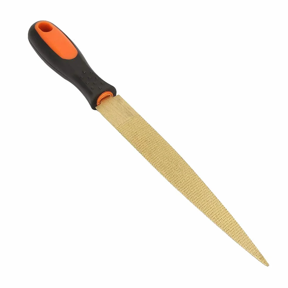 Tarnik do Drewna Pilnik do Obróbki Drewna Stal Węglowa do Obróbki Drewna Złoty Dwustronny Pilnik do Twardego Drewna Ręczny nóż Woodg Tool Drobne Zęby (8 cali)