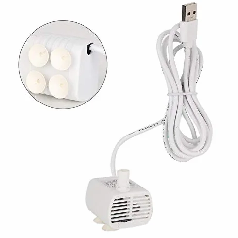 USB Pompa wodna do akwarium Pompa zanurzeniowa Mini Zatapialna pompa wodna Pompa do akwarium Cicha DC Mikropompa do akwarium do akwarium Fontanna z żywicy Dozownik wody dla zwierząt