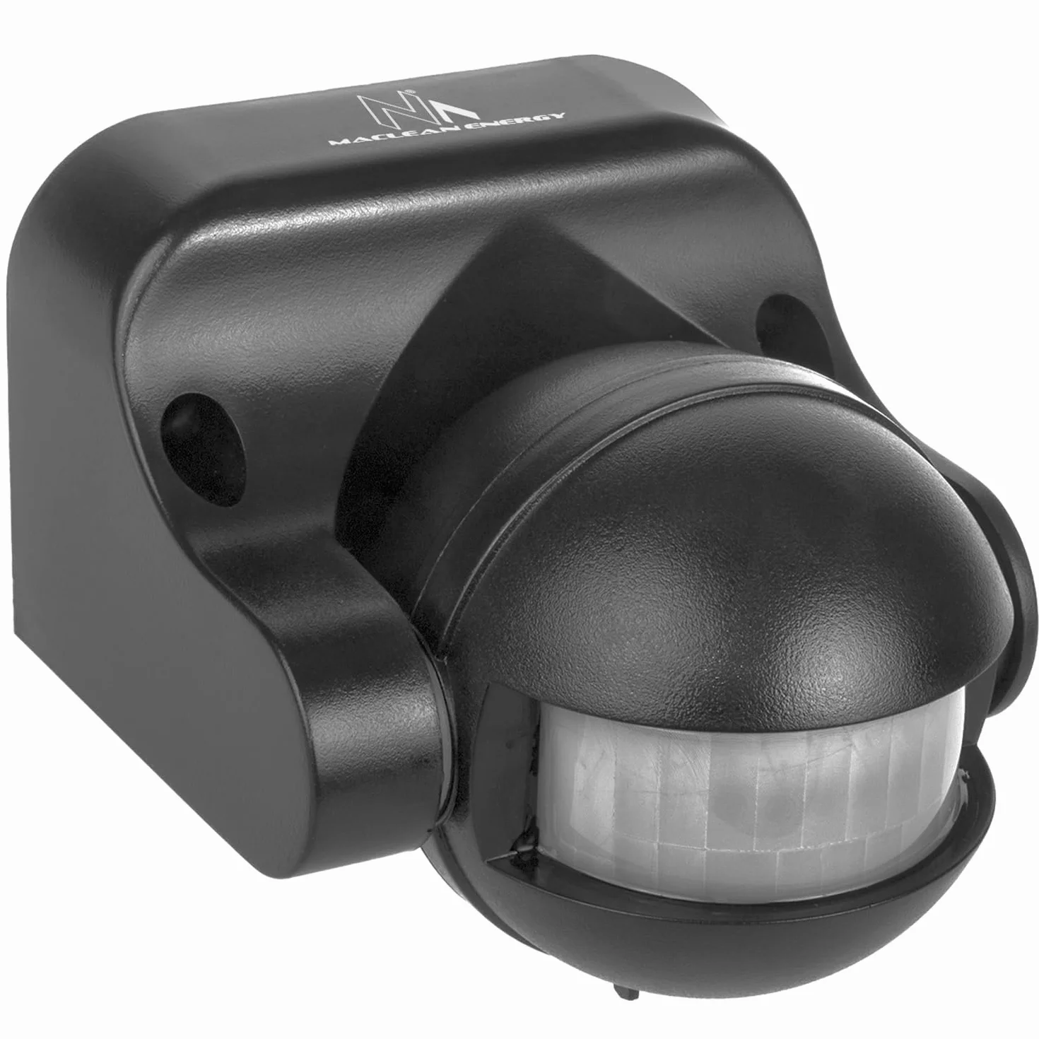 Maclean MCE358 GR Czujnik ruchu PIR na podczerwień IP44 Zasięg 12 m Maksymalne obciążenie Detektor ruchu 800/1200 W Szary