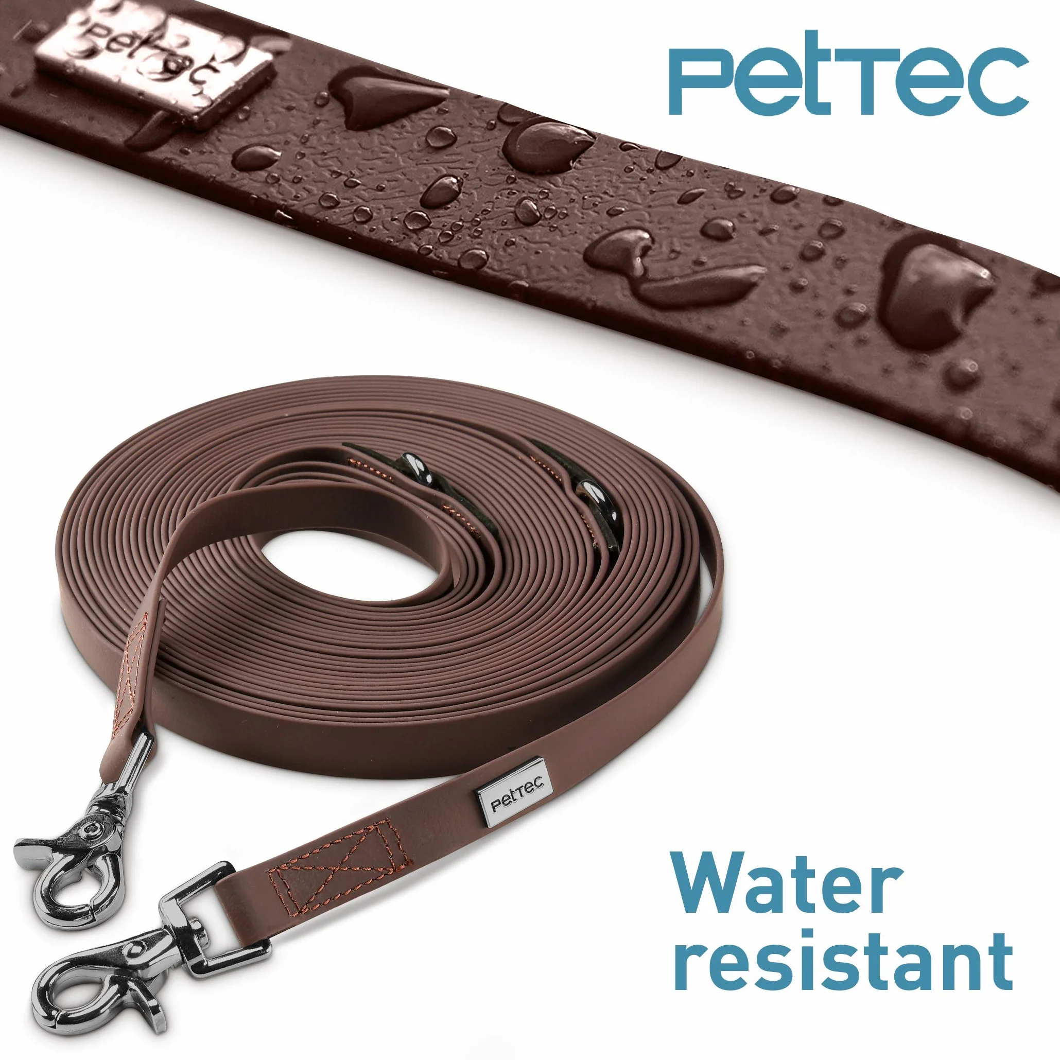 PetTec smycz treningowa dla psów 10 m Trioflex wodoodporna regulowana
