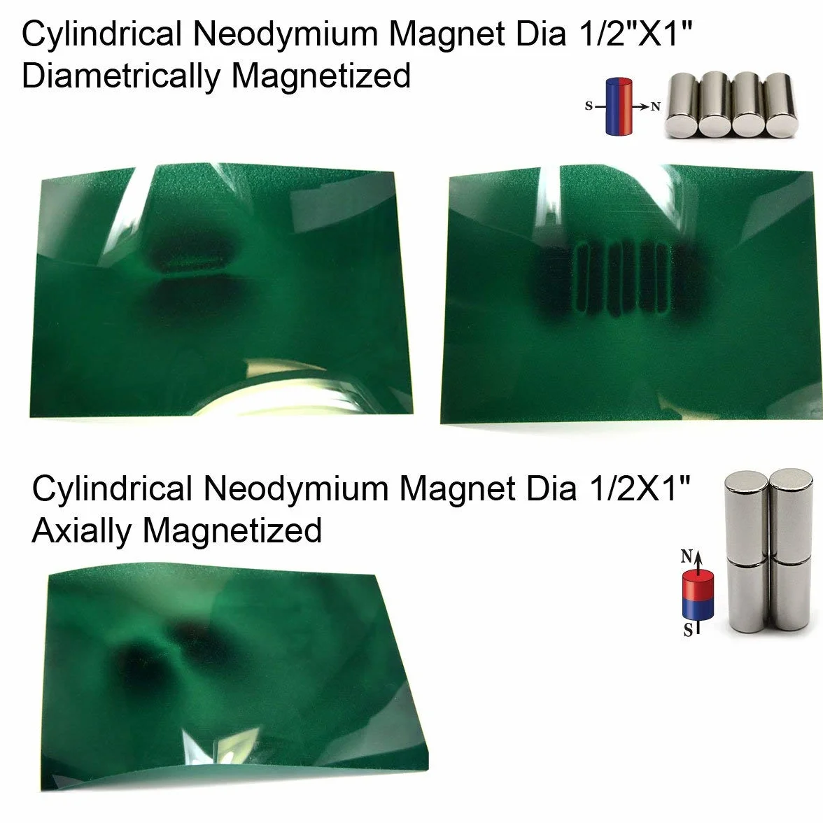 CMS Magnetics zielona folia do oglądania pola magnetycznego 10 x 15 cm