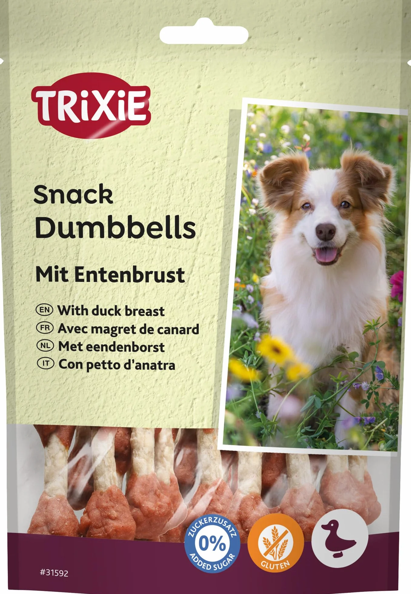 Trixie Duck Bites Psi Przysmak, Kaczka, 80 g