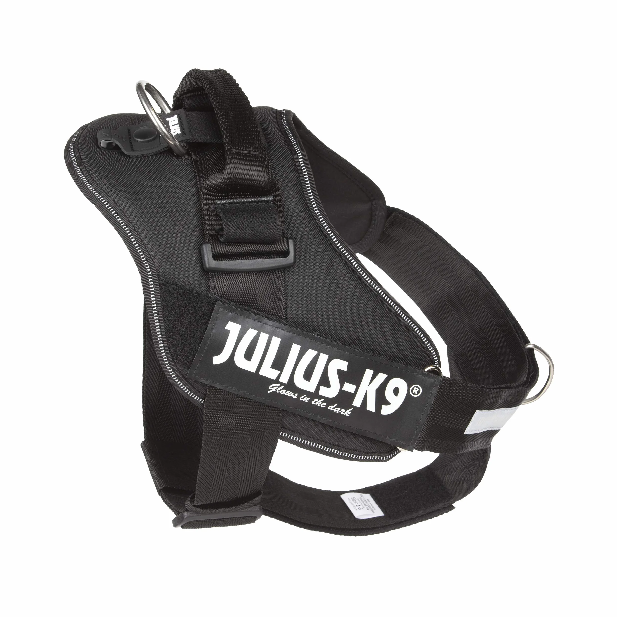 Julius-K9, IDC Powerharness, uprząż dla psa z przednim paskiem sterującym Y, rozmiar: XL/2, czarna