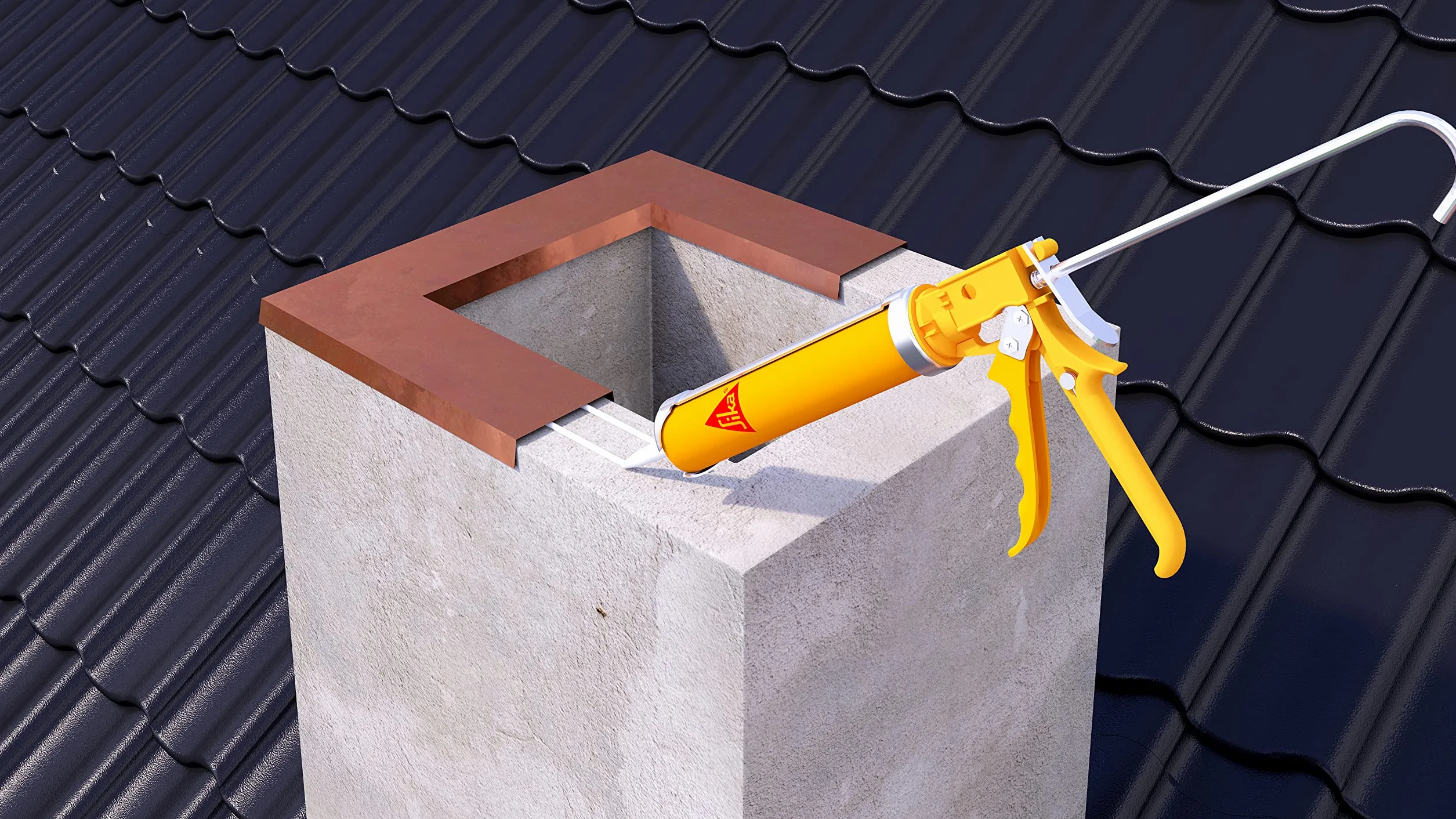 Sika Flex Klej Budowlany, Jasnoszary, 290 ml