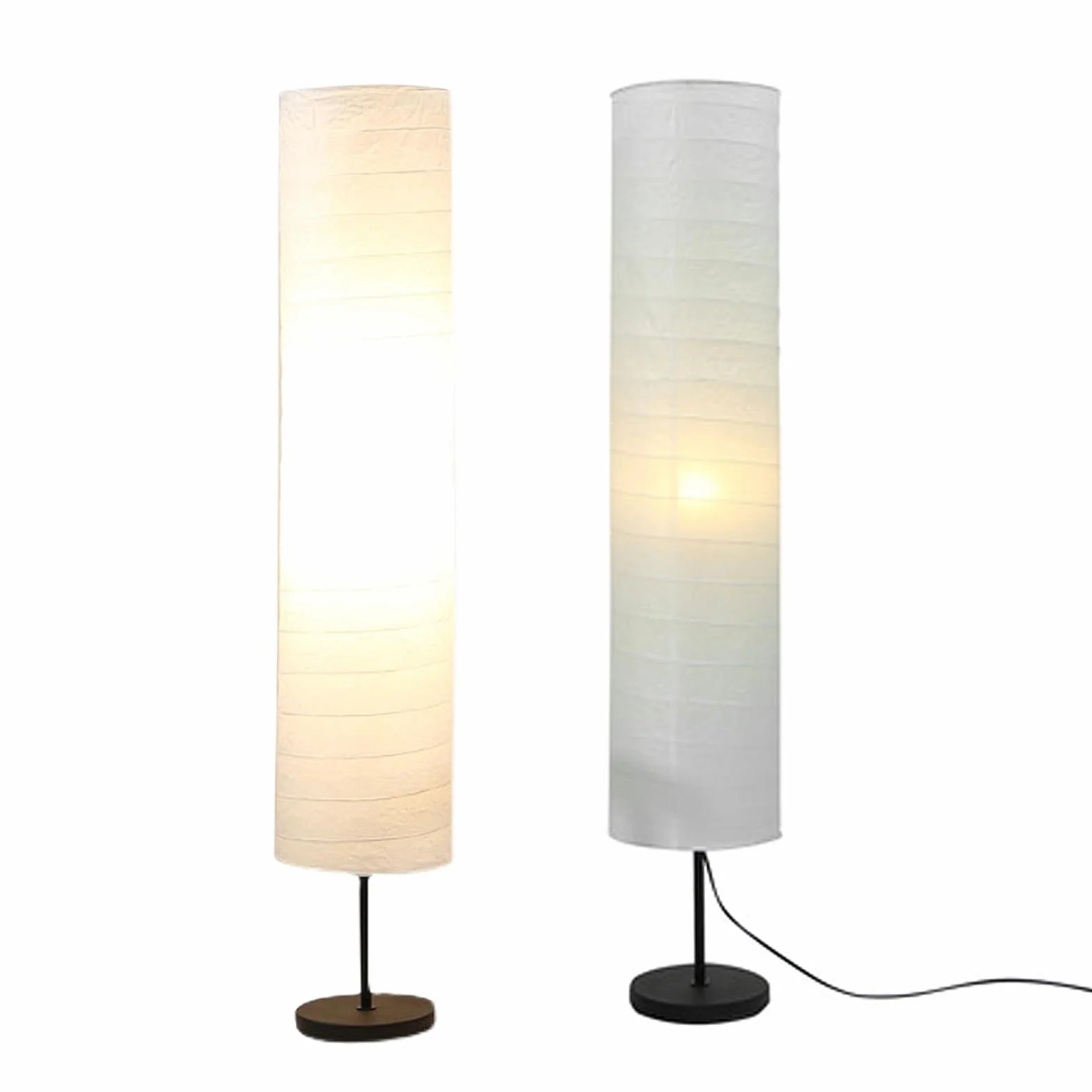 Klosz Lampy Podłogowej z Papieru Ryżowego, Styl Japoński Minimalistyczny Łatwy montaż Pyłoszczelna Osłona Lampy z Papieru Ryżowego do Sypialni, Salonu, Biura