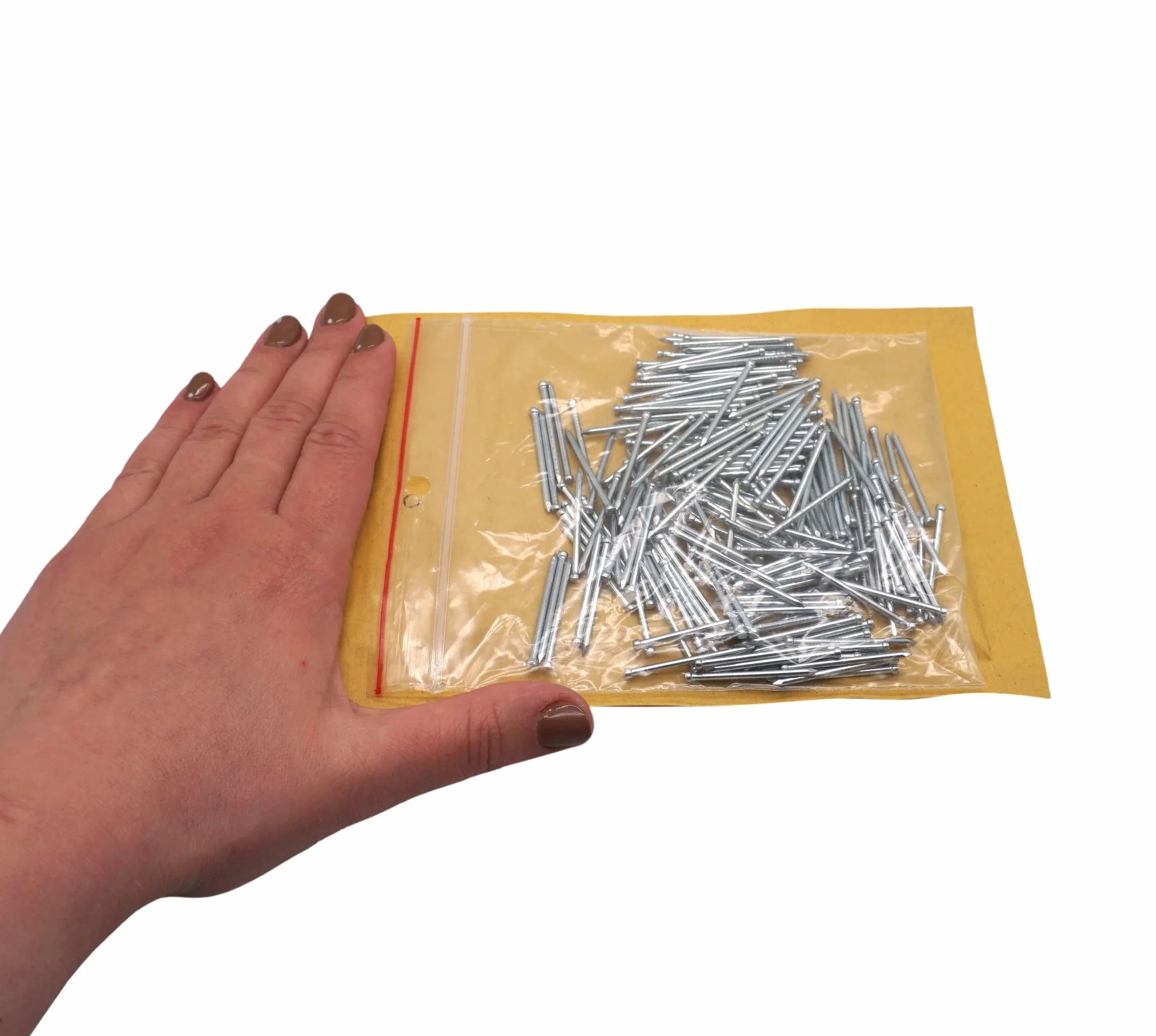 (opakowanie 200 szt.) małe gwoździe wykończeniowe 1,8 x 32 mm, gwoździe ze stali ocynkowanej, gwoździe do obróbki drewna (200, 1,8 x 32 mm)