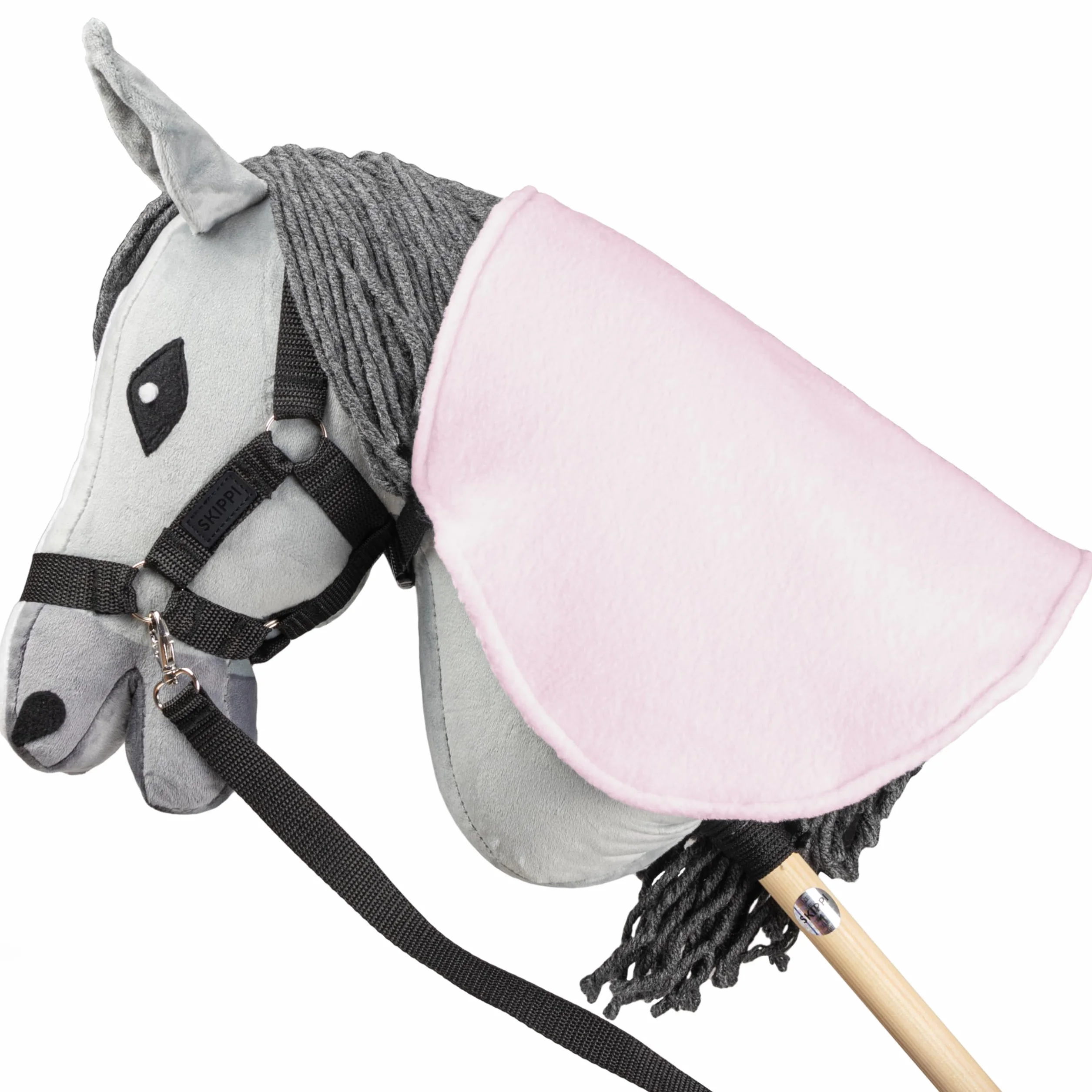 SKIPPI Derka i Nauszniki dla Hobby Horse - Różowa, Hobby Horse Akcesoria