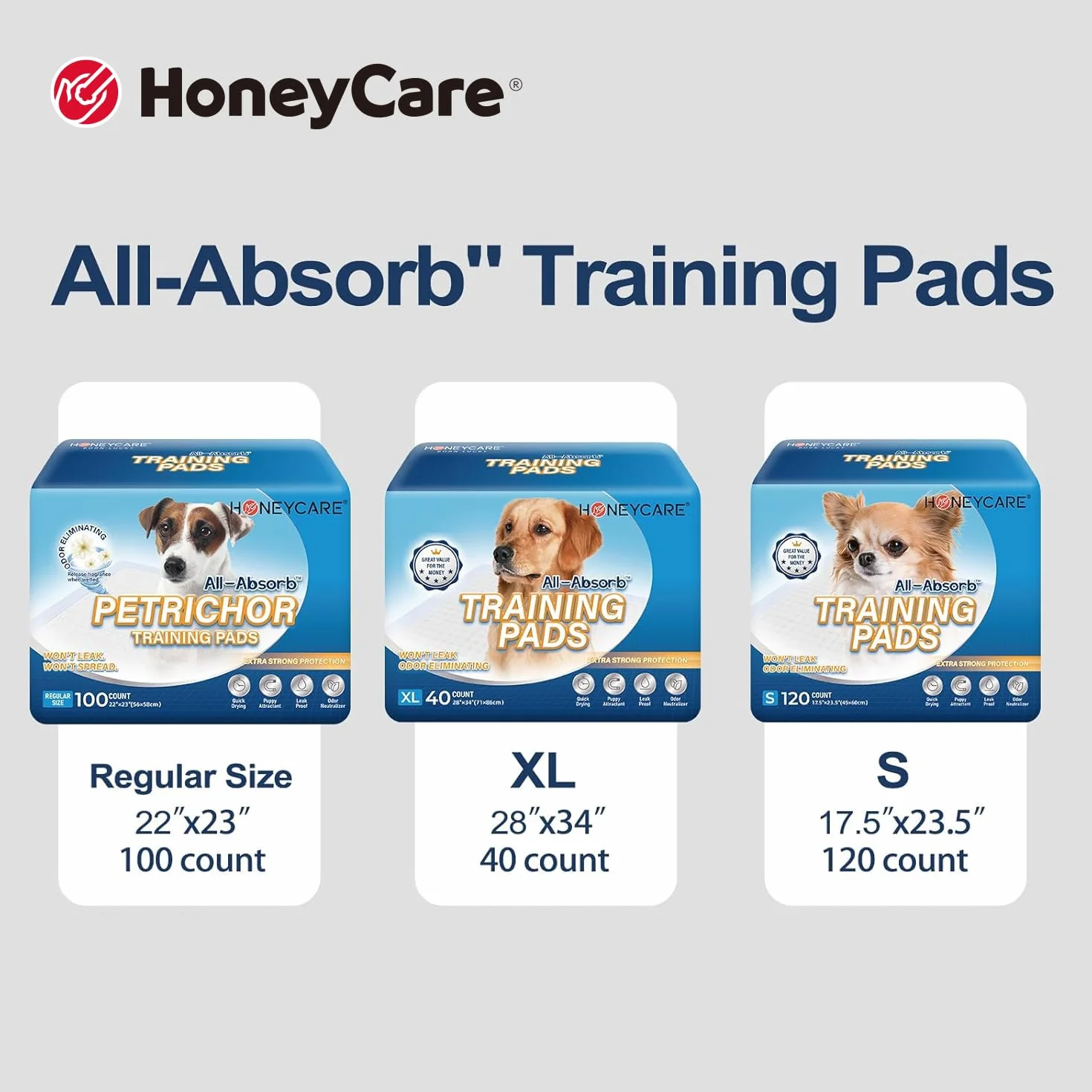 All-Absorb Podkładki treningowe 100 sztuk, 55,9 cm x 58,4 cm