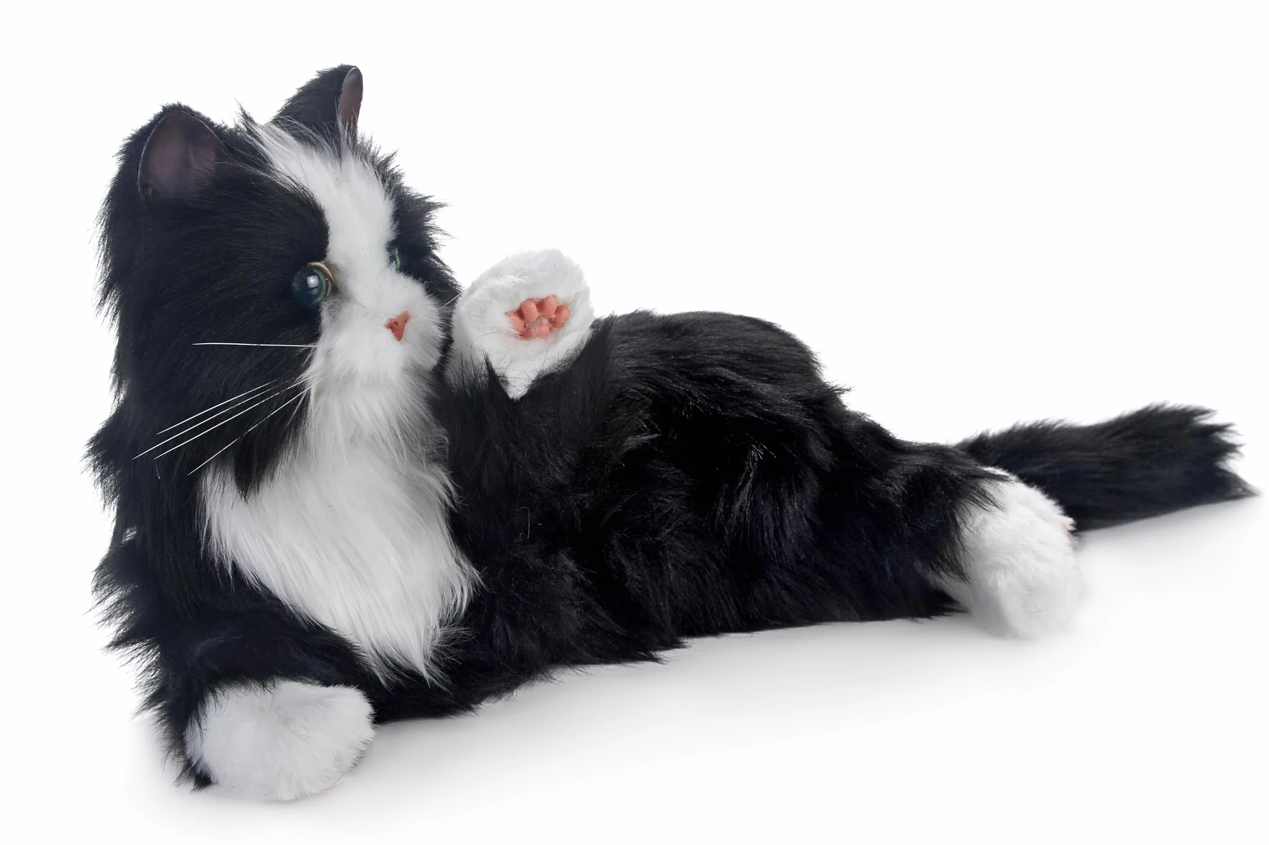 Joy For All C2308 A23085L00 Companion Pet, Black & White Tuxedo Cat, One Size