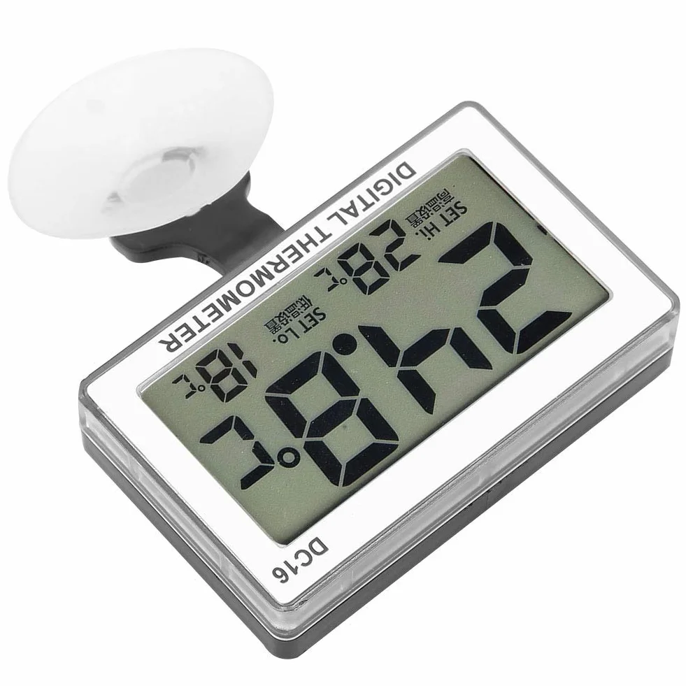 Cyfrowy Termometr do Akwarium z Przyssawką Mini Model DC16
