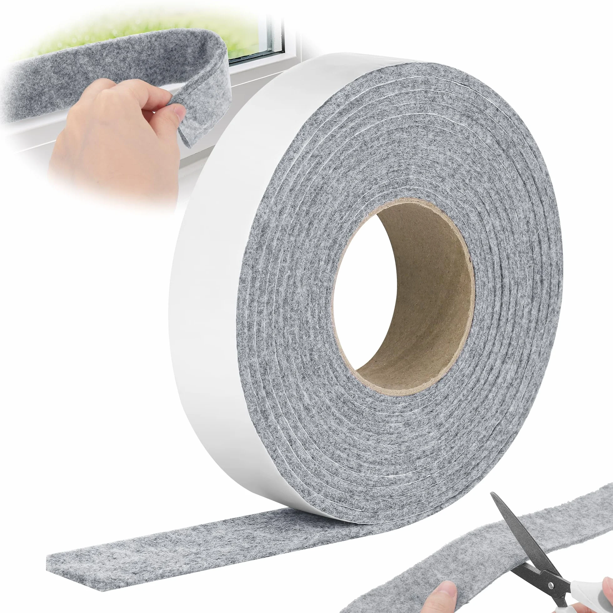 Taśmy pochłaniające kondensację do okien 4 cm x 5 m pochłaniacz wody szara