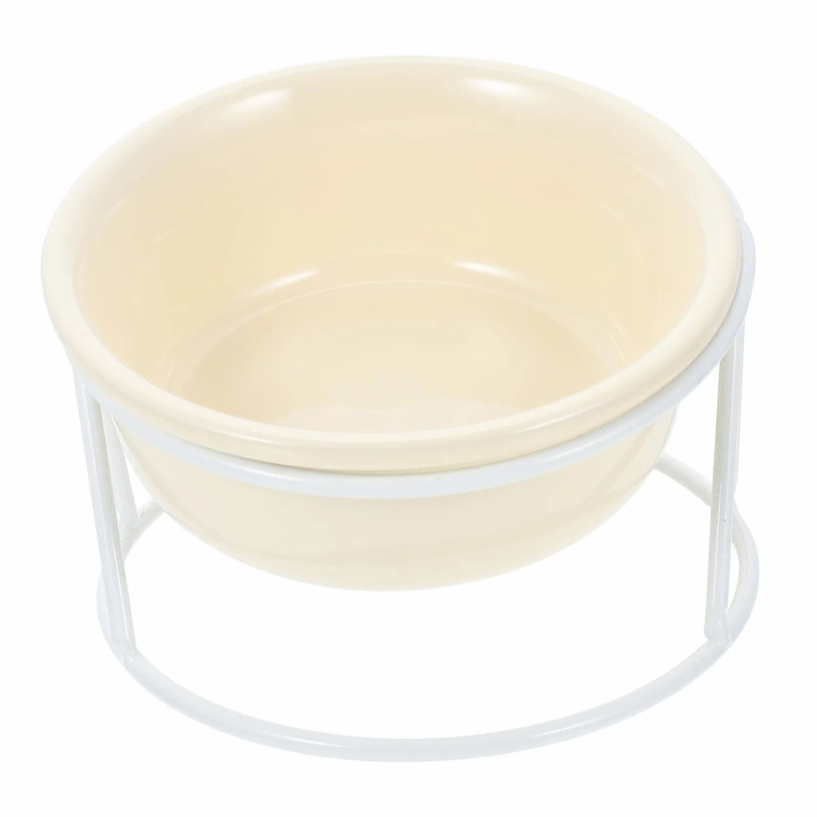 Toddmomy 1zestaw Ceramiczna Miseczka Dla Kota z Podstawą Wysoka Miska Do Karmienia i Picia Dla Małych Psów i Kotów Ergonomiczna z Stojakiem Bezpieczna Materiałowo Wygodna Użyciu