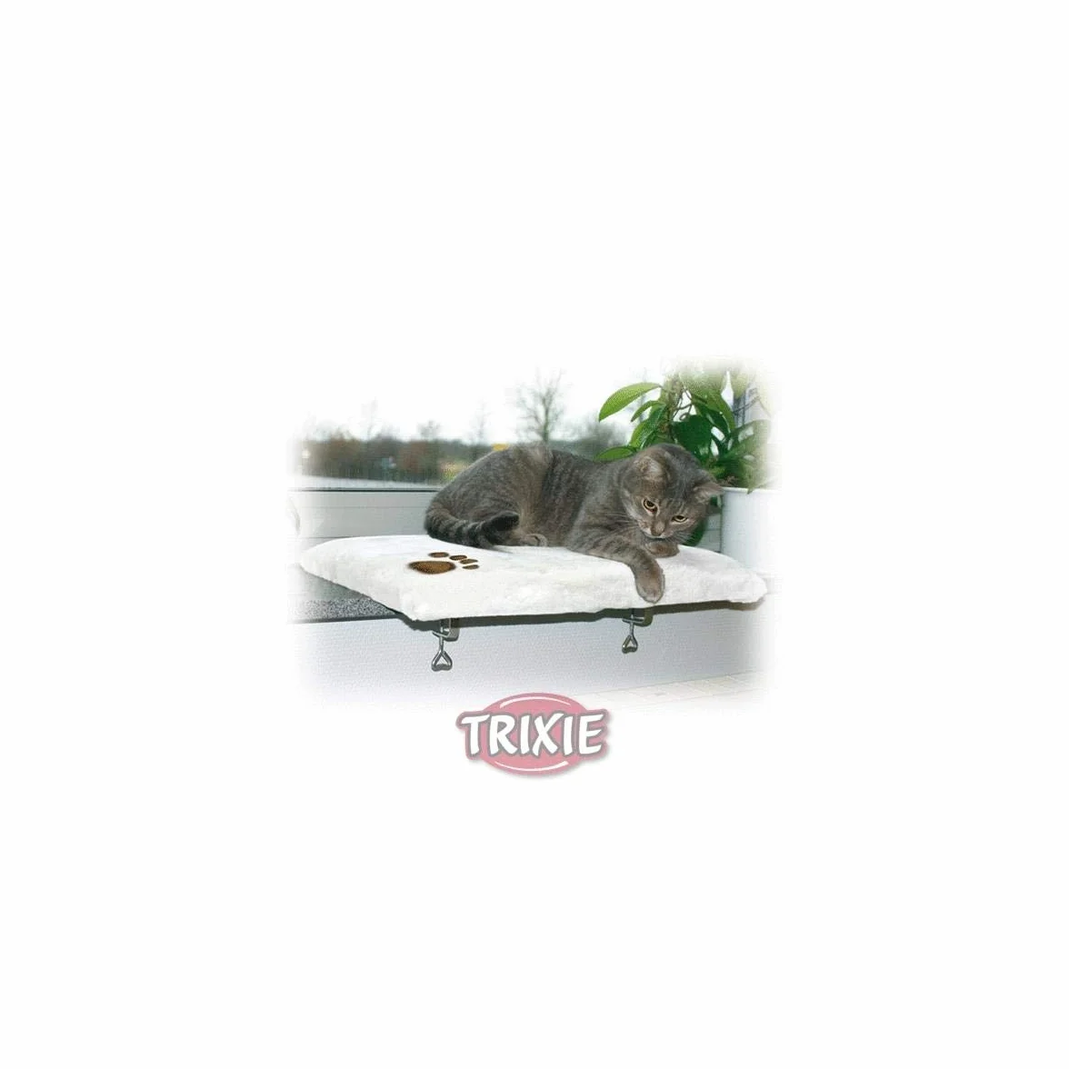 Trixie talerz leżący na parapet 51x36x3.6cm jasnoszary