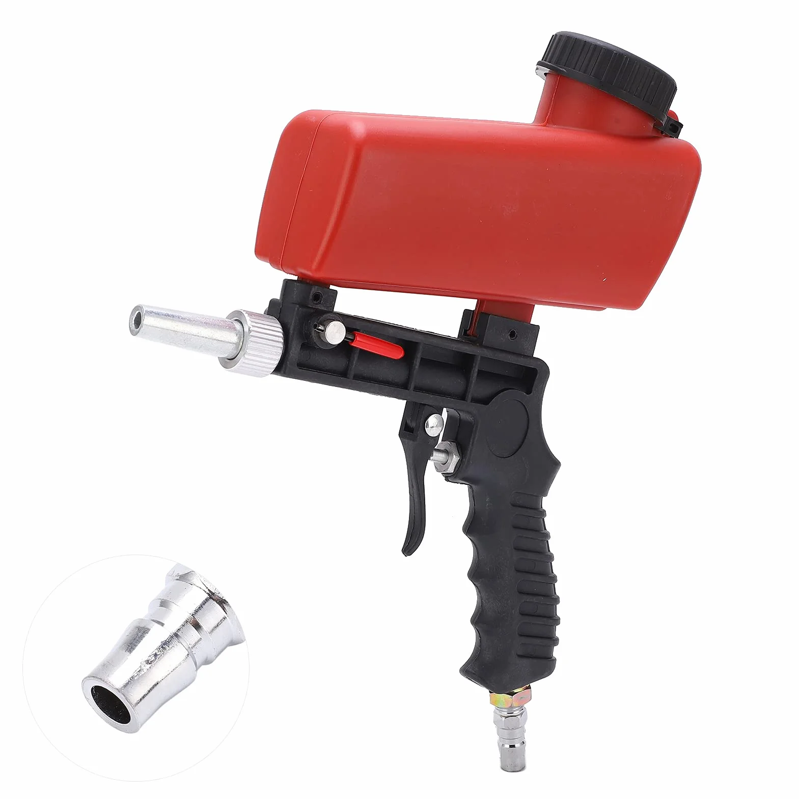 Przenośny Ręczny Pneumatyczny Pistolet do Piaskowania 90psi Piaskarka do Naprawy Samochodów