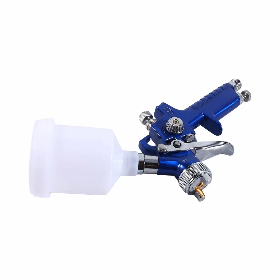 Wakects Mini HVLP Pistolet do Sprayu Farby 0,8 mm Dysza 100 ml Stal Nierdzewna