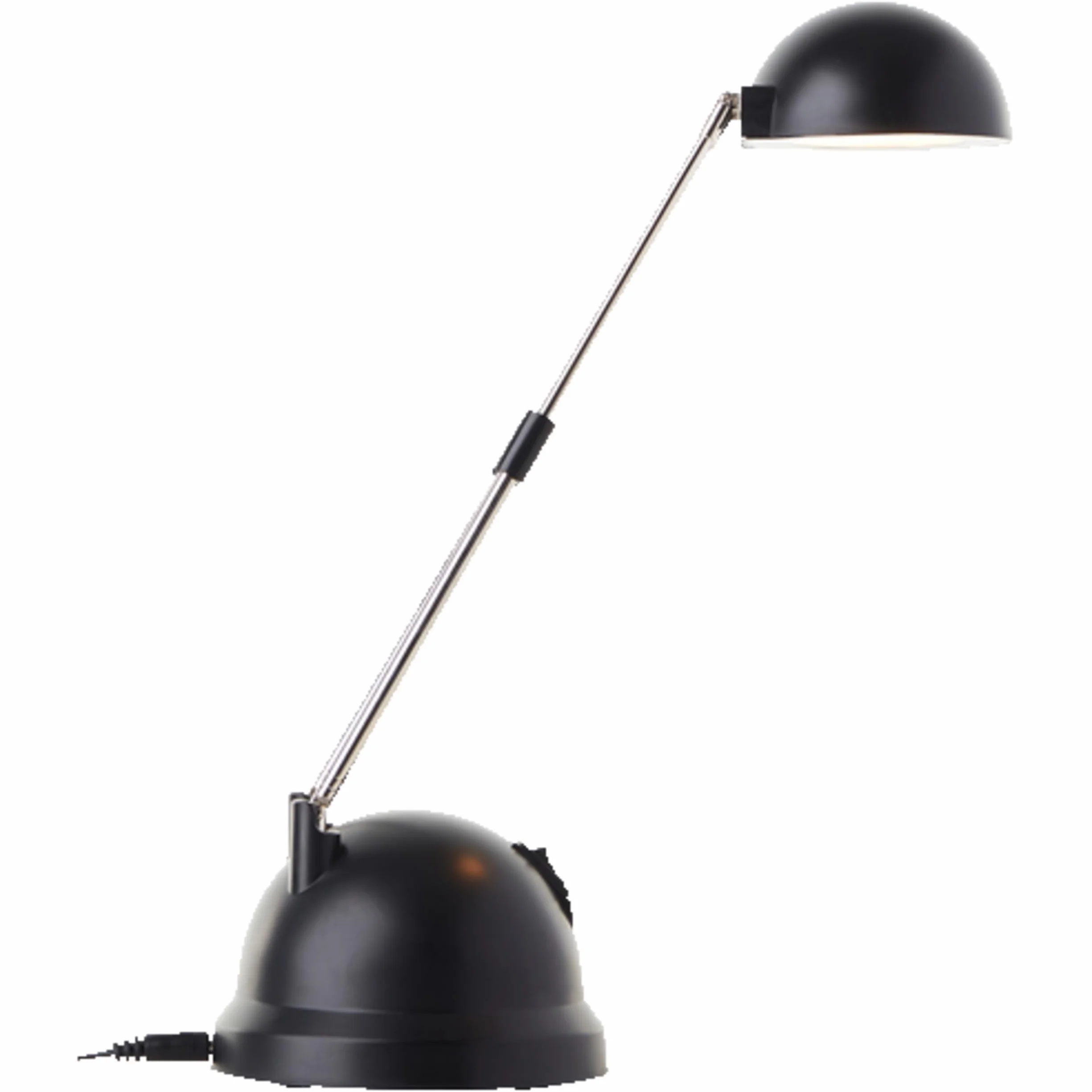 Brilliant Katrina lampa stołowa LED z regulacją wysokości, wychylna, czarna, 600 lumenów, zintegrowana dioda LED