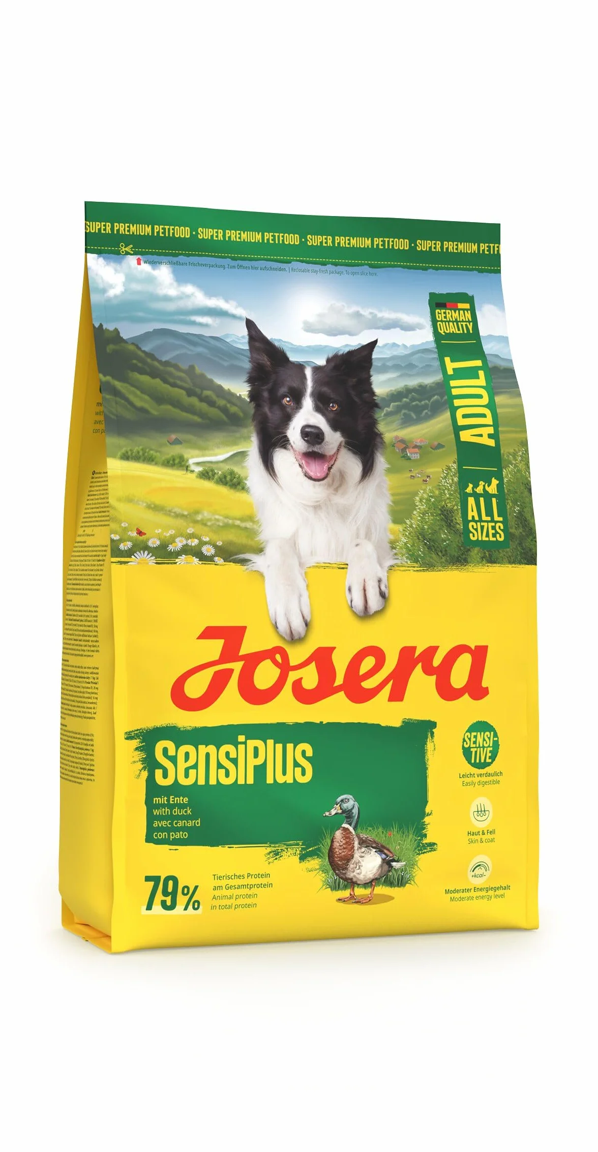 JOSERA Adult SensiPlus kaczka i ryż 3 kg sucha karma dla wrażliwych psów bezglutenowa