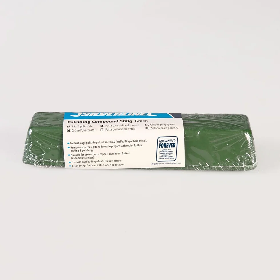 Silverline 107889 pasta polerska, zielona, 500 g