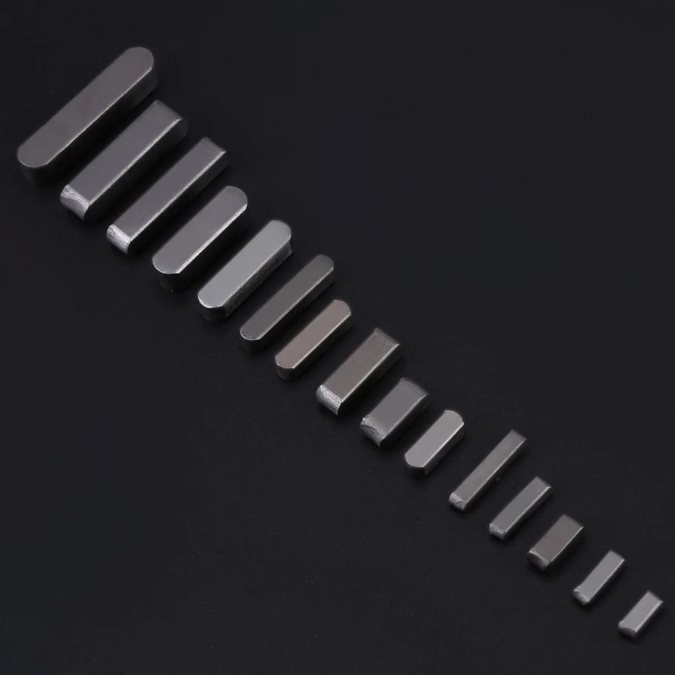 140 Stück Rundkeil, Passfedern für Parallelantrieb 8 mm, 10 mm, 12 mm, 16 mm, 20 mm, 25 mm, 30 mm