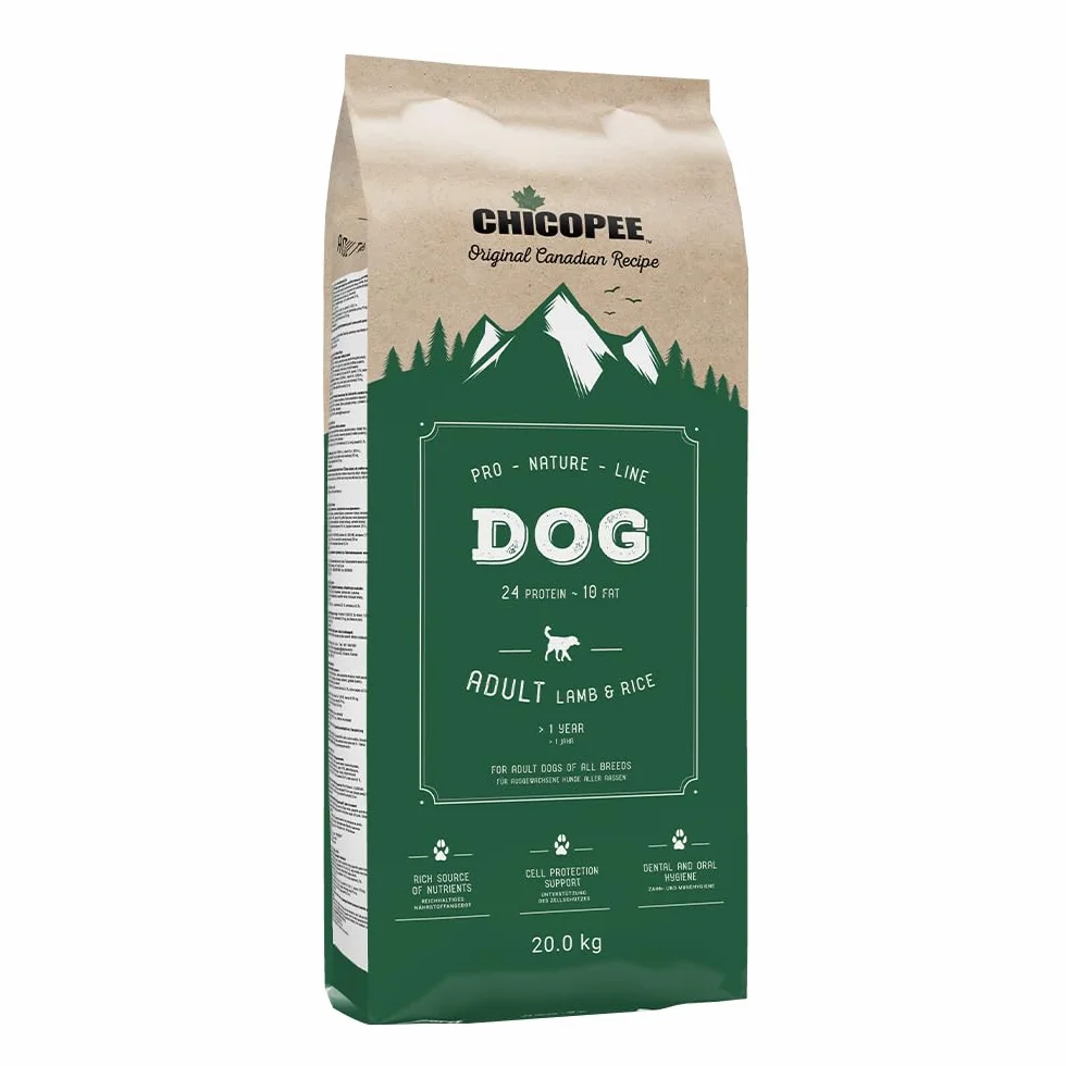 Chicopee PNL Adult Lamb & Rice 20 kg sucha karma dla psów | by Bosch | karma dla psów | kanadyjska receptura | Made in Germany | marka firmy Bosch Tierpokarm