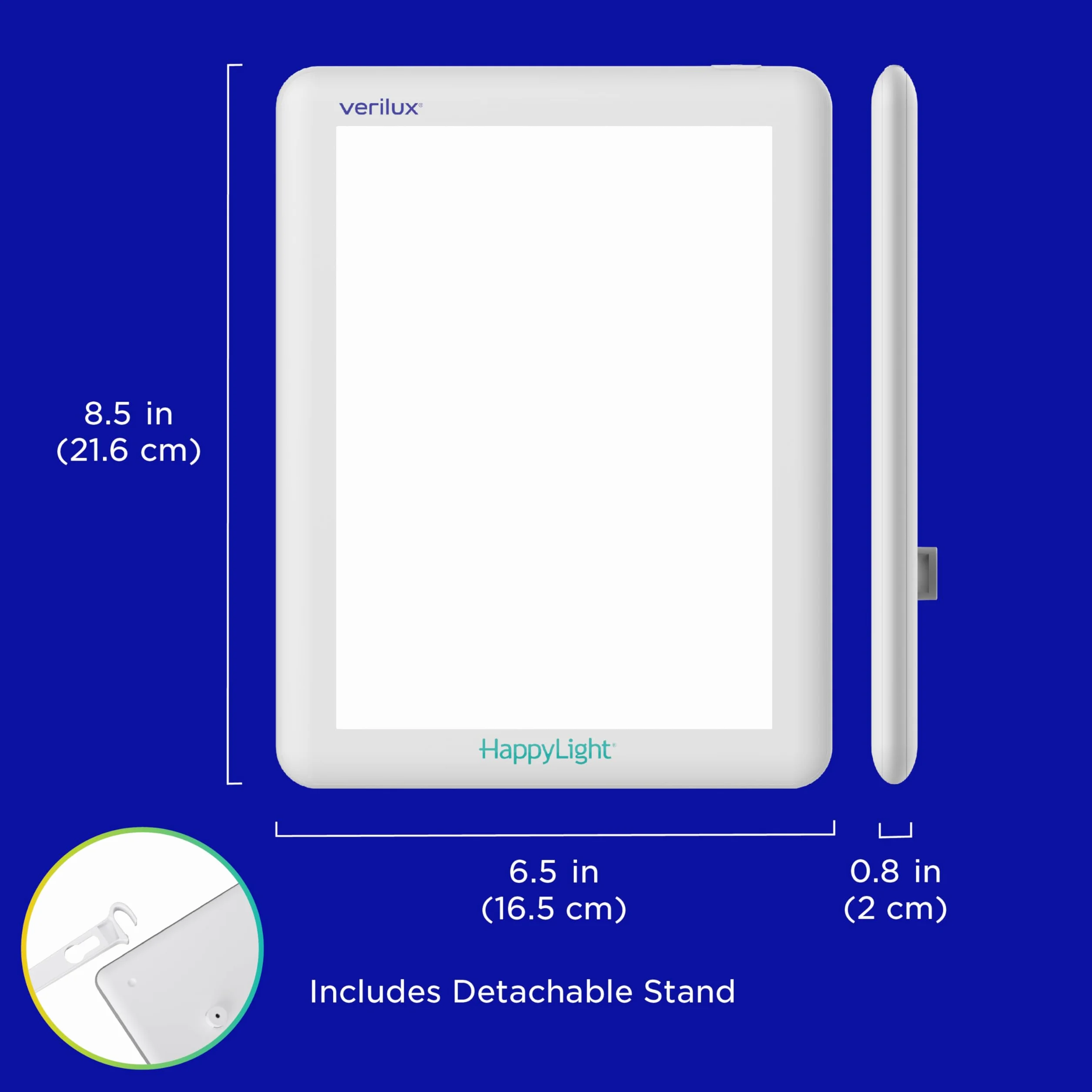 Verilux HappyLight VT22 Lucent Lampa do terapii światłem białym 100000 Lux z soczewką 35"
