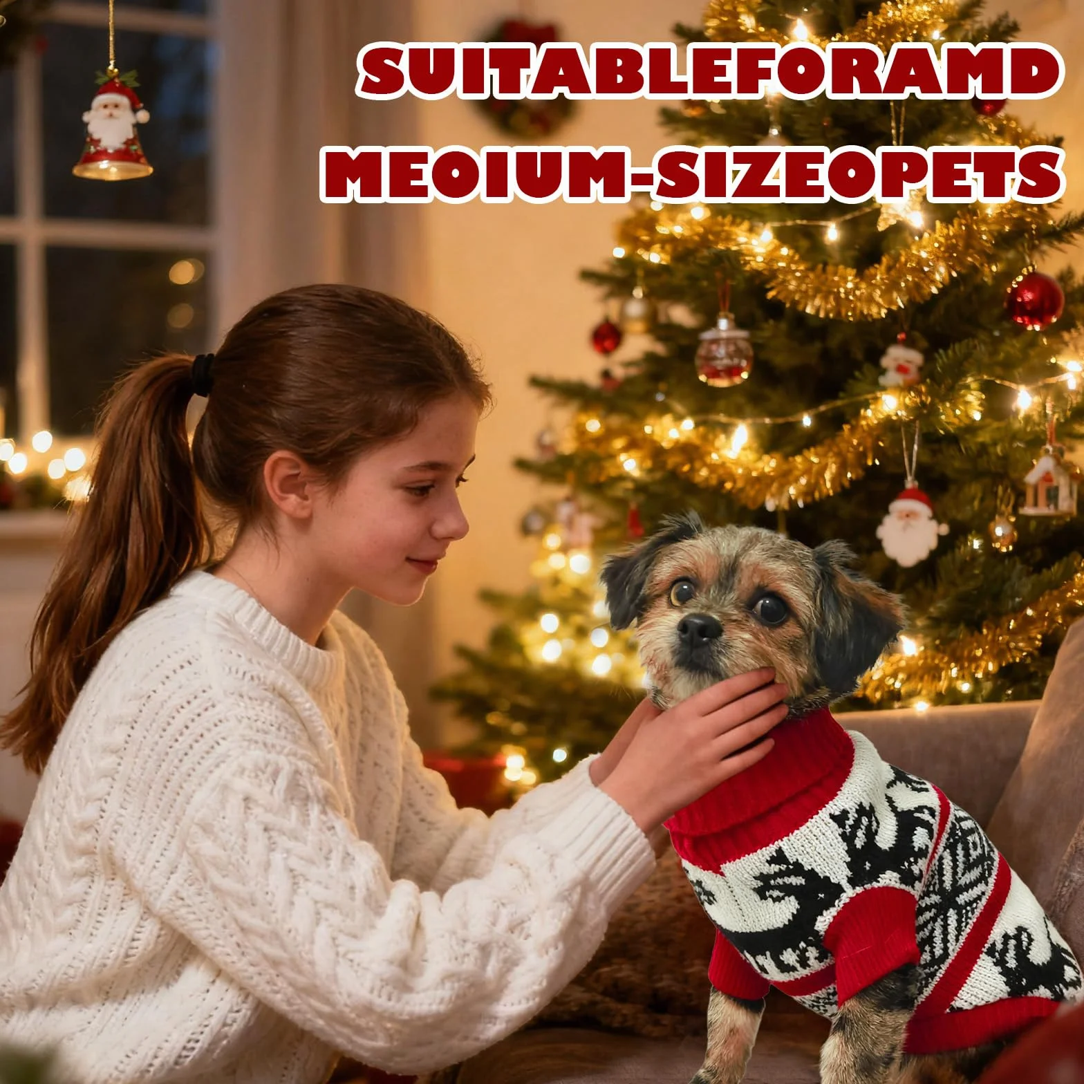 ACTOYS Sweter Koty Ciepły Kot Sweter Ubrania Słodki Kot Odzież Zimowa Zwierzęta