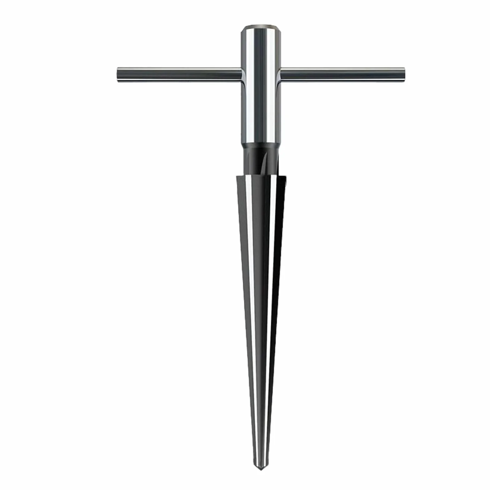 T Handle Tapered Reamer for Metal Wood Hole Reaming Tool Precision Hand Reamer