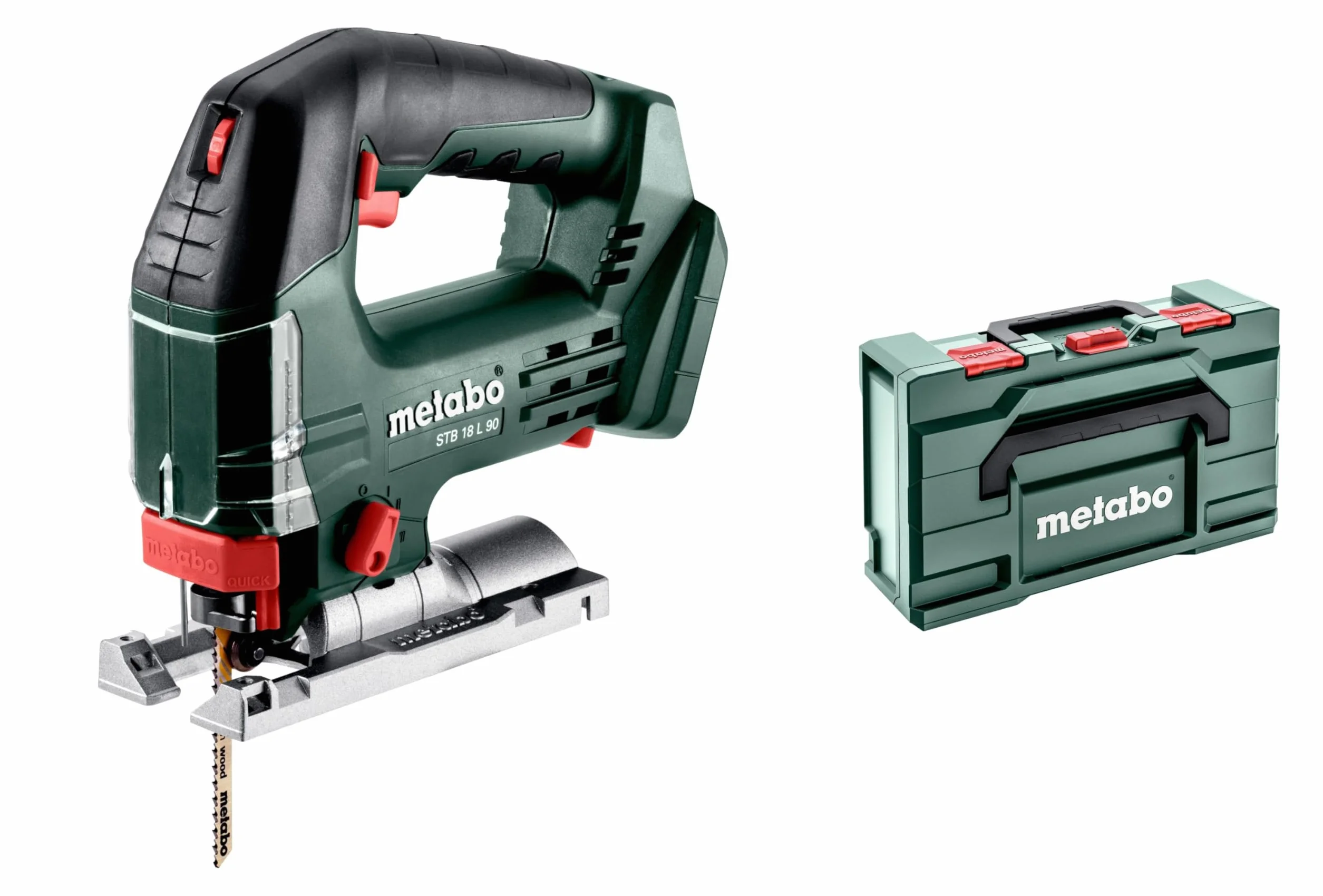 METABO MÁQUINAS 601048840 Sierras CALAR Z bateriami 18 V STB 18 L 90 Sprzęt, Inne narzędzia, Wielokolorowy