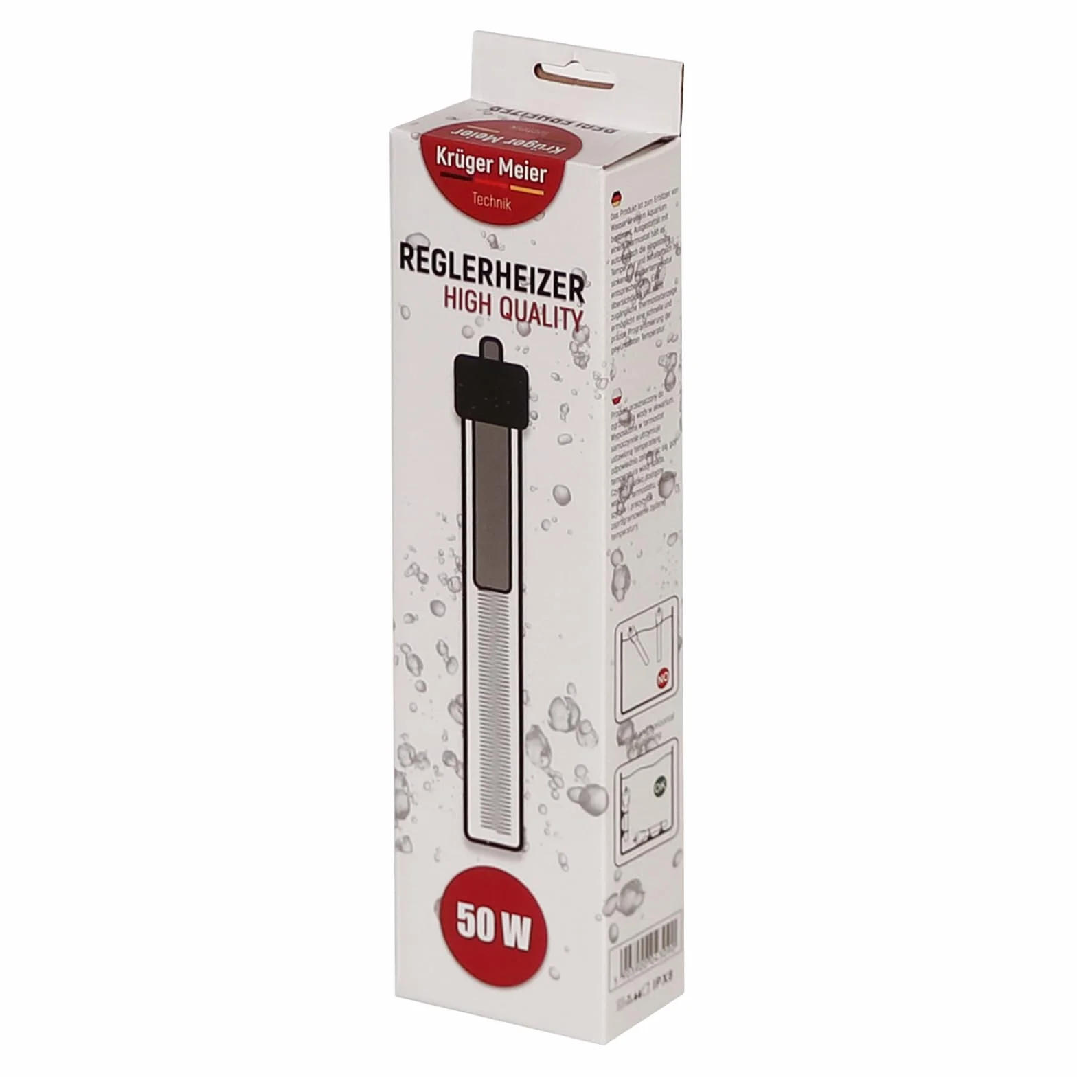 Kruger Meier Reglerheizer 50W - grzałka z termostatem do akwarium