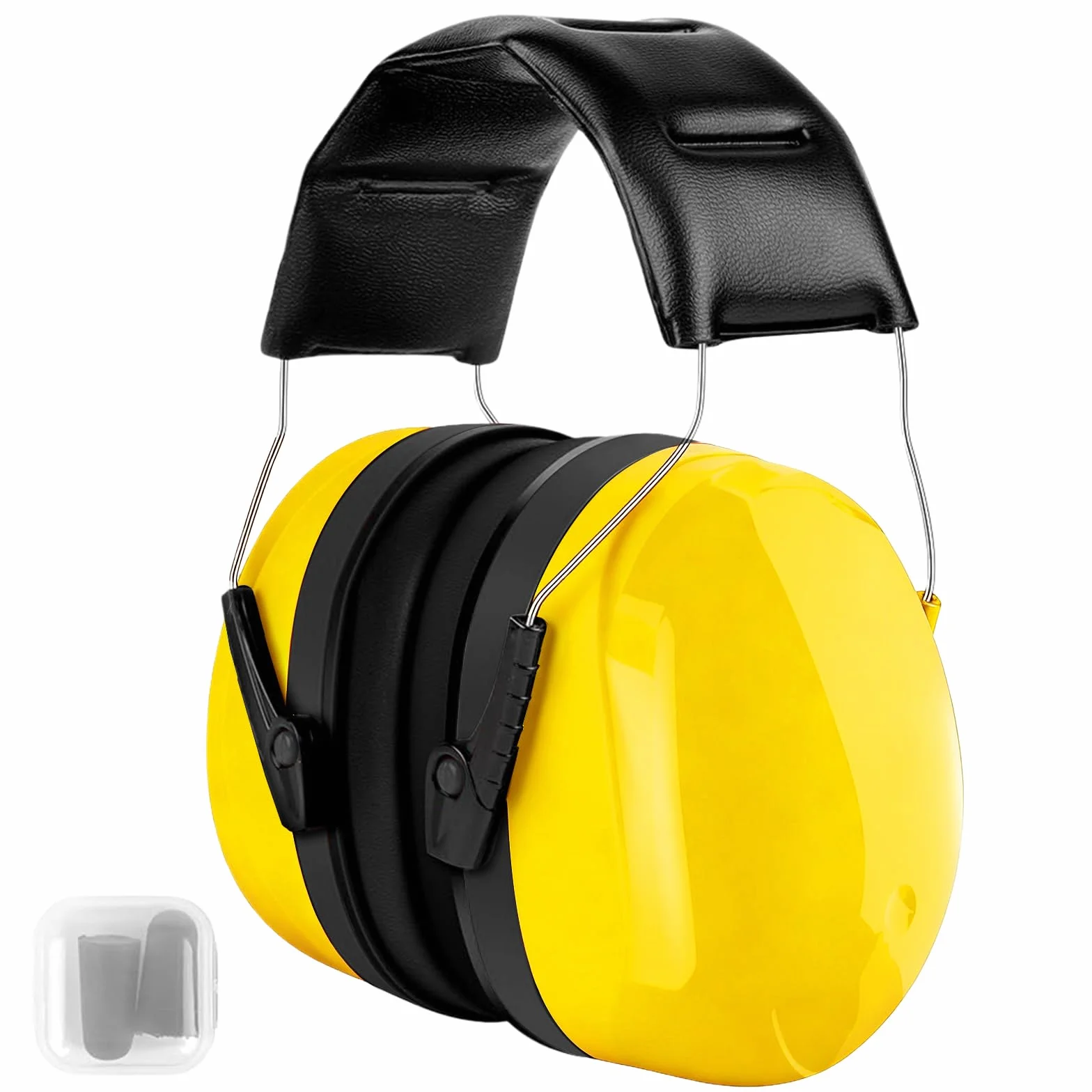 flintronic Ochronniki uszu dla dorosłych, ochrona 28 dB, słuchawki z redukcją szumów, nauszniki ochronne, słuchawki z redukcją szumów, nauszniki z regulowaną opaską na głowę, do strzelania, prac