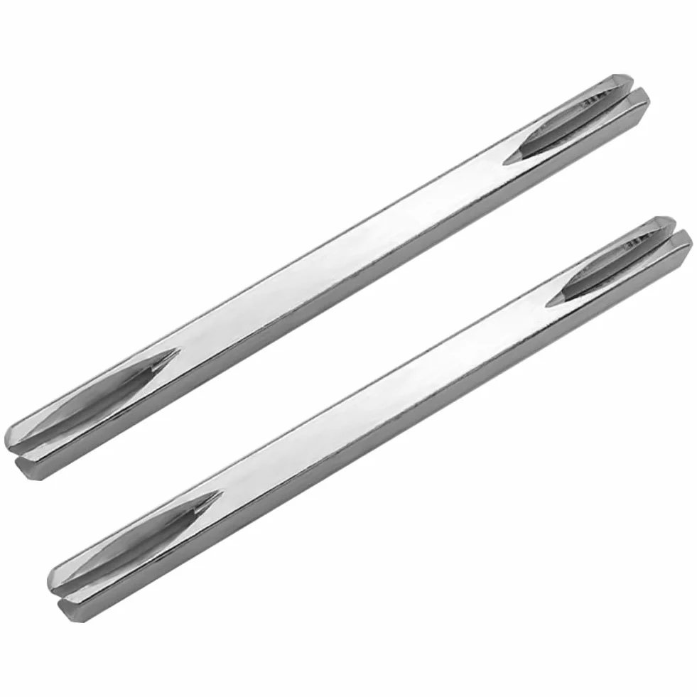 Trzpień czworokątny, 2 sztuki, 8 mm x 120 mm, stalowy trzpień czworokątny do okien i klamek, klamek, drzwi domu, kolor srebrny