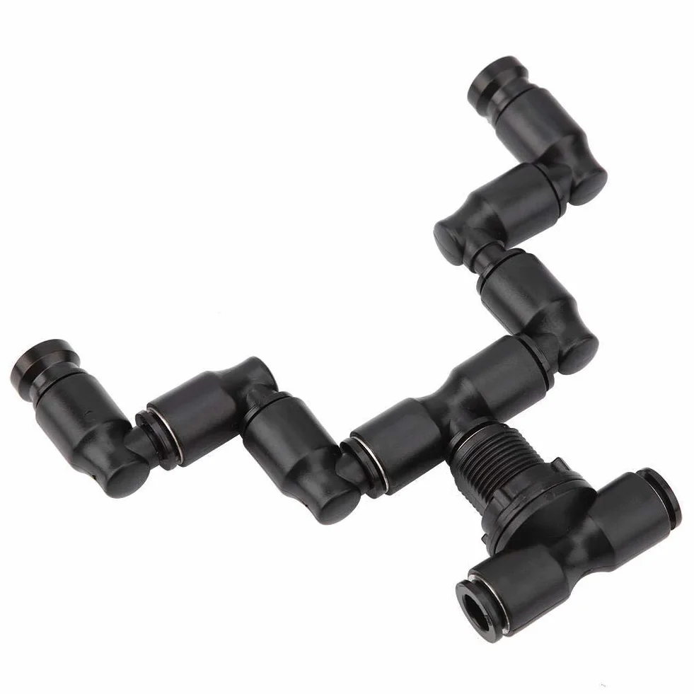 KSTE Gady Fogger Mgła Opryskiwacz, Dysza Terrarium dla Gadów, 360° Regulowany Akwarium System Mgła dla Zbiornika Tropikalnego Lasu deszczowego 1/4 ''