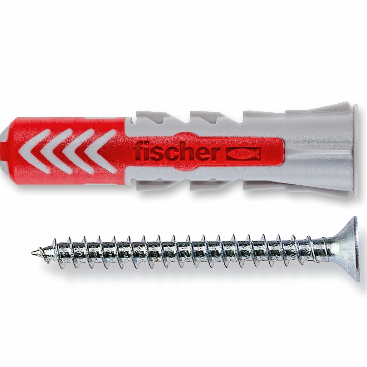 Fischer – kołek rozporowy Duopower ze śrubą, szary, 544015