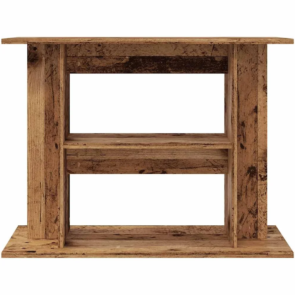 vidaXL Stojak pod akwarium Stare drewno 80x35x60 cm Drewno konstrukcyjne